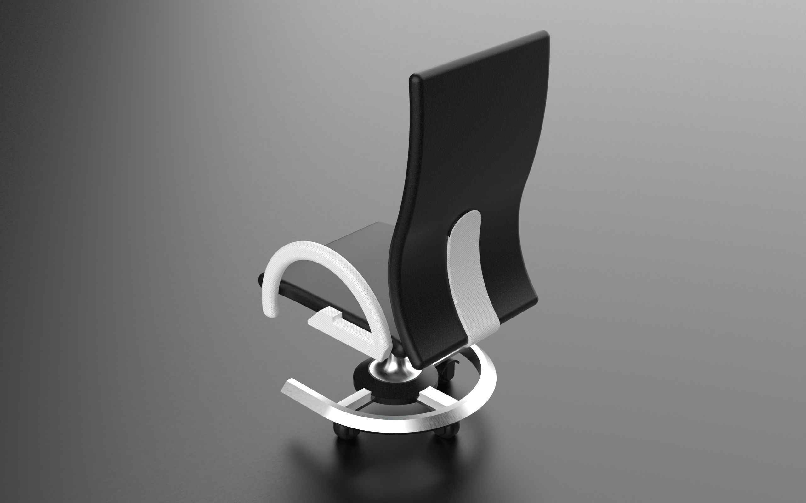 Futuristic WorkSpace 3D model_17