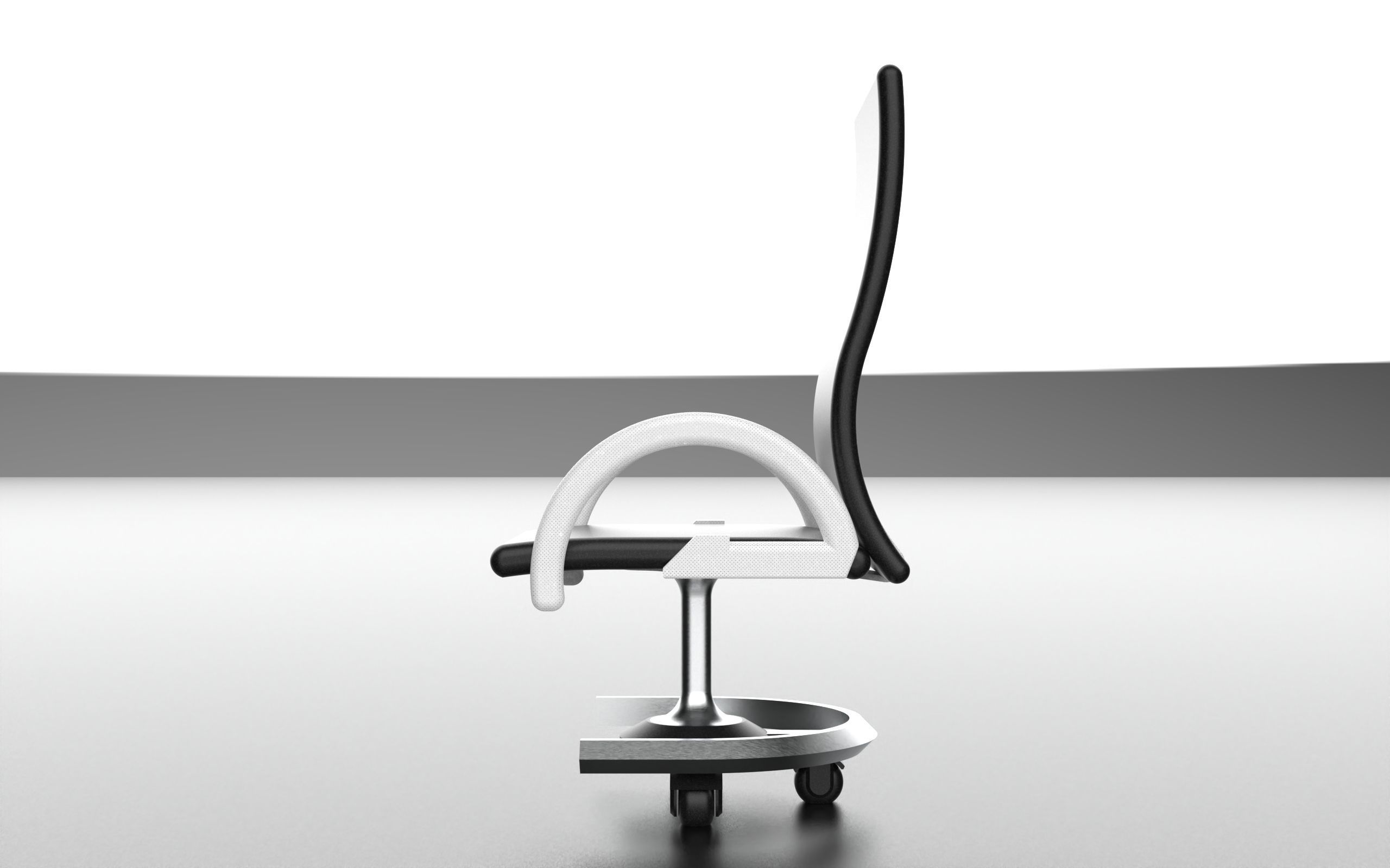 Futuristic WorkSpace 3D model_14