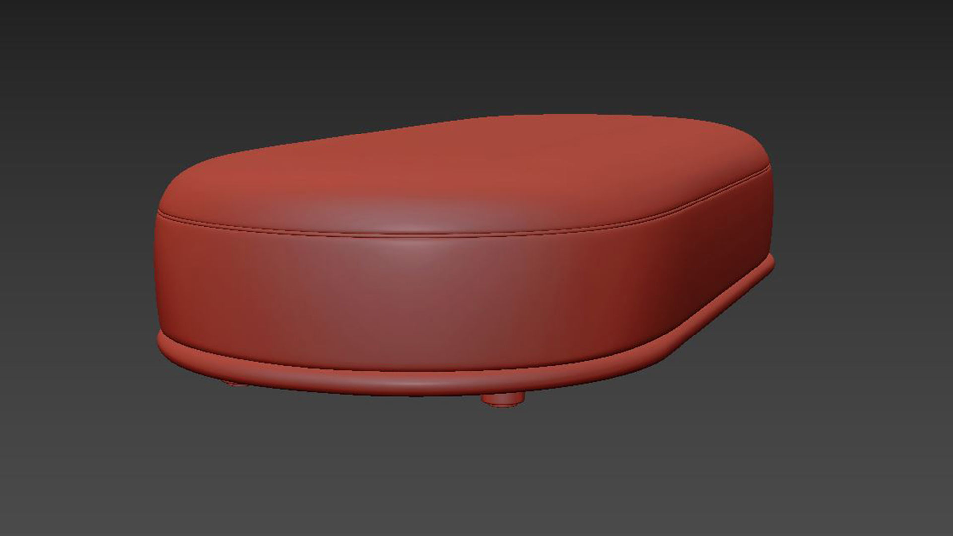 Cask XL ottoman by Expormim 3D model_2