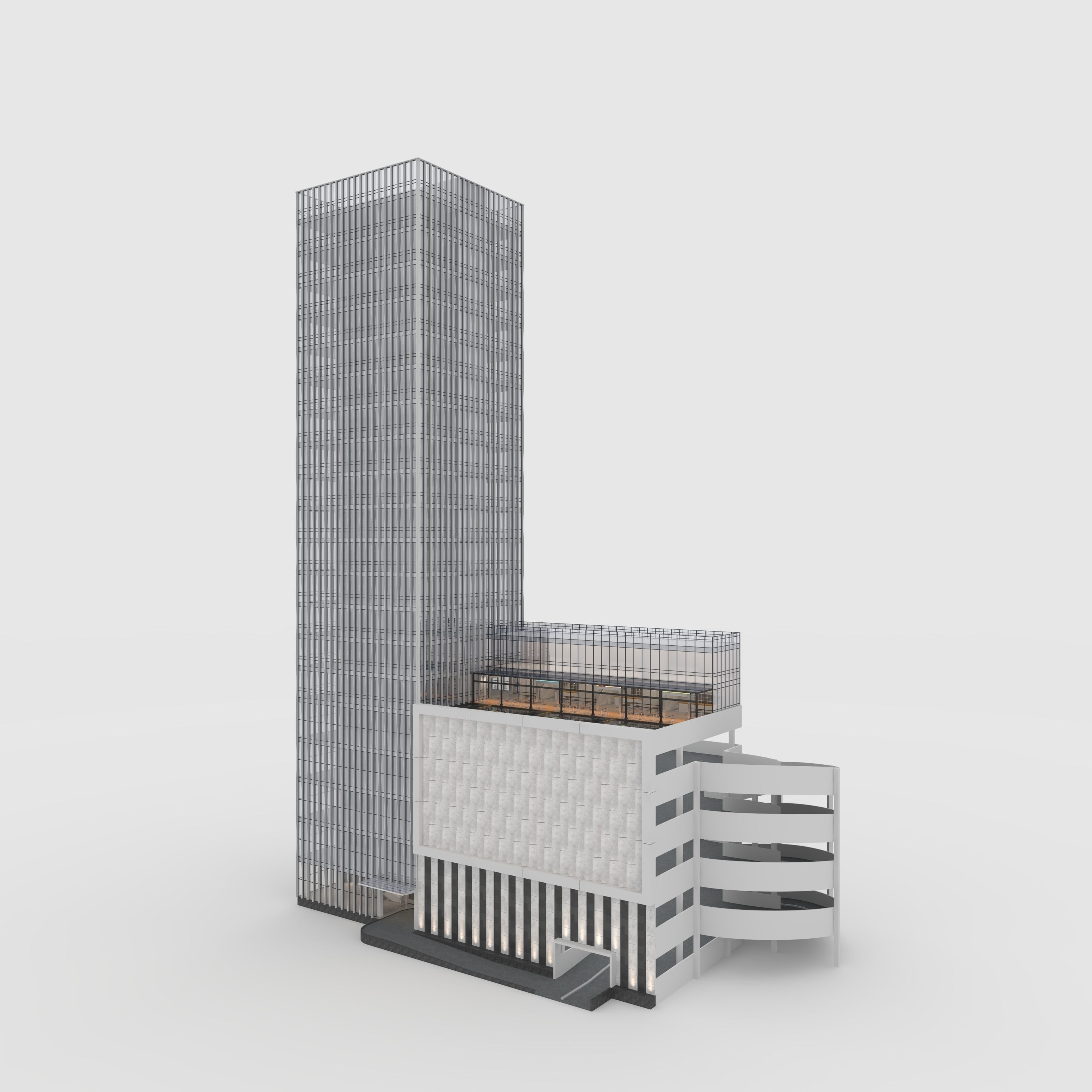 Tower 1  3D model_4