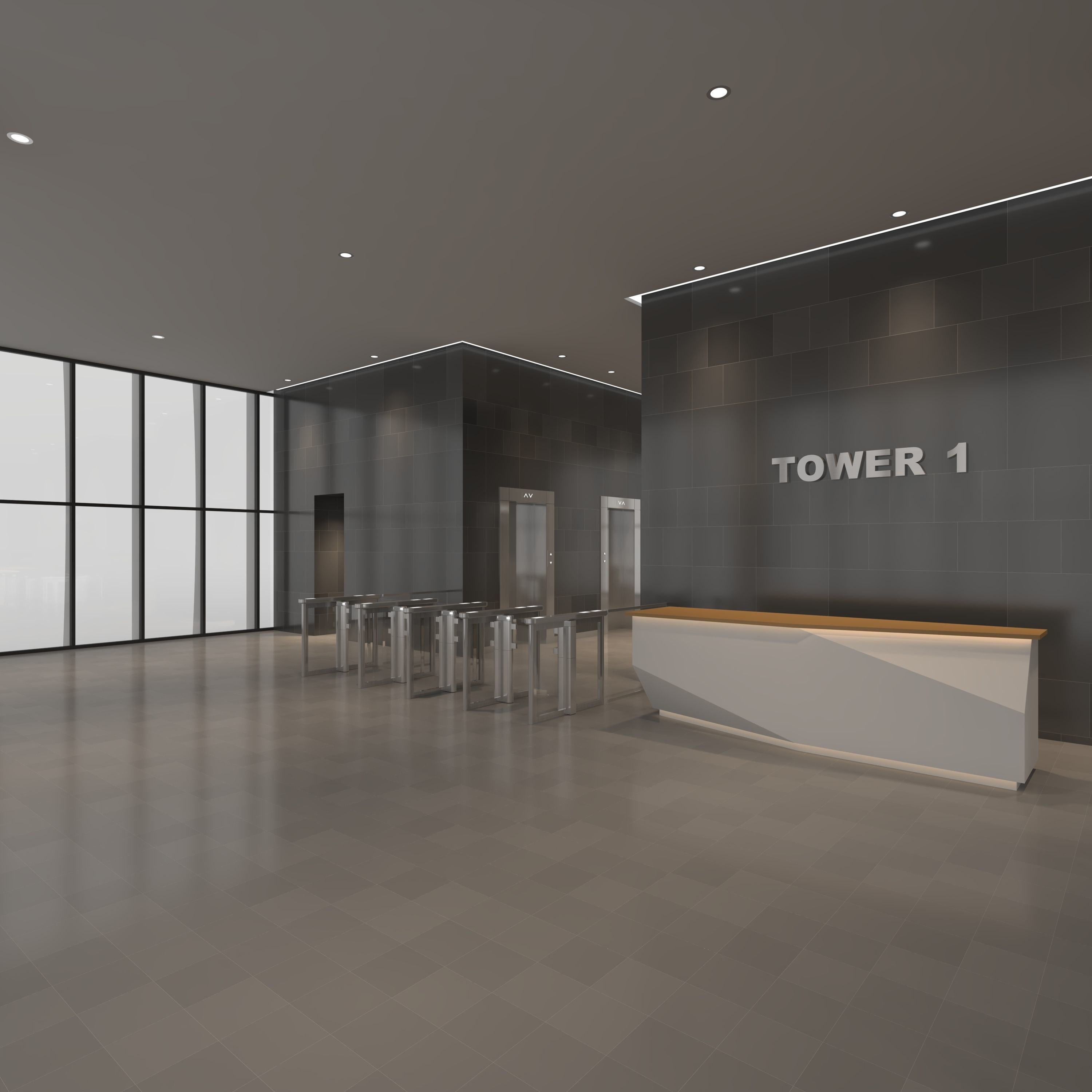 Tower 1  3D model_30