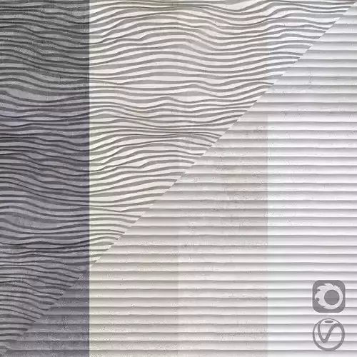Porcelanosa ceramic tiles NewPort series options Park and Old 3D model