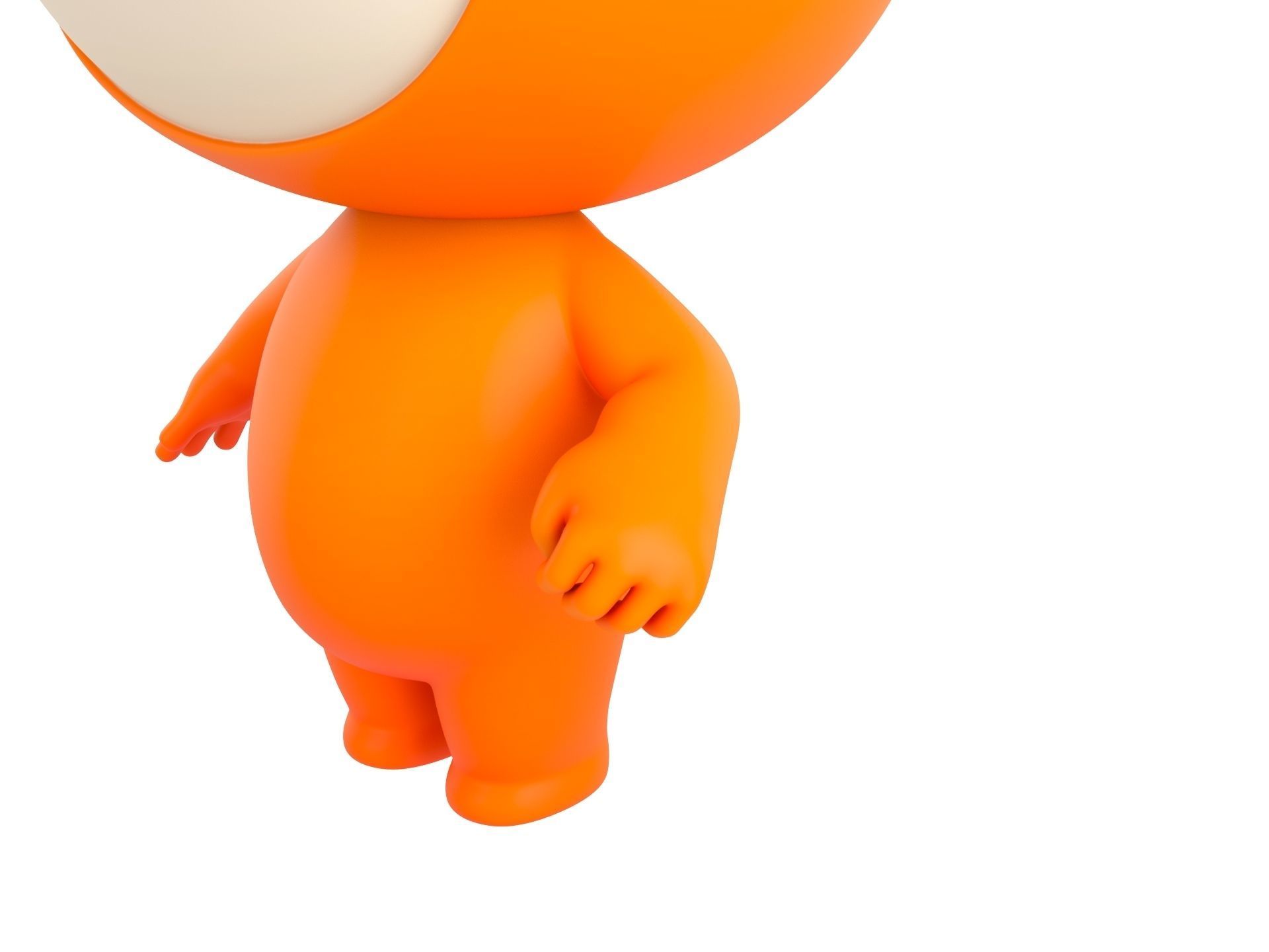 Character177 Rigged Mascot 3D model_4