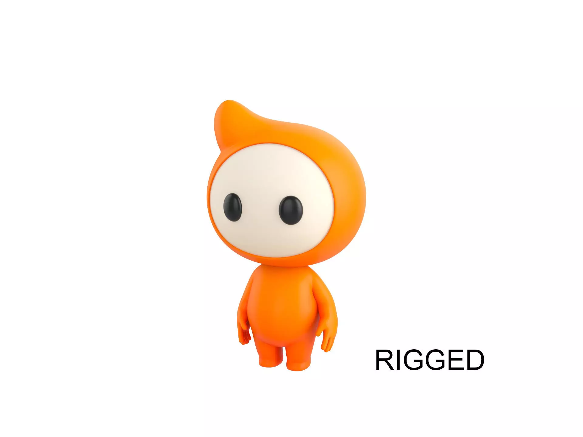 Character177 Rigged Mascot 3D model_0