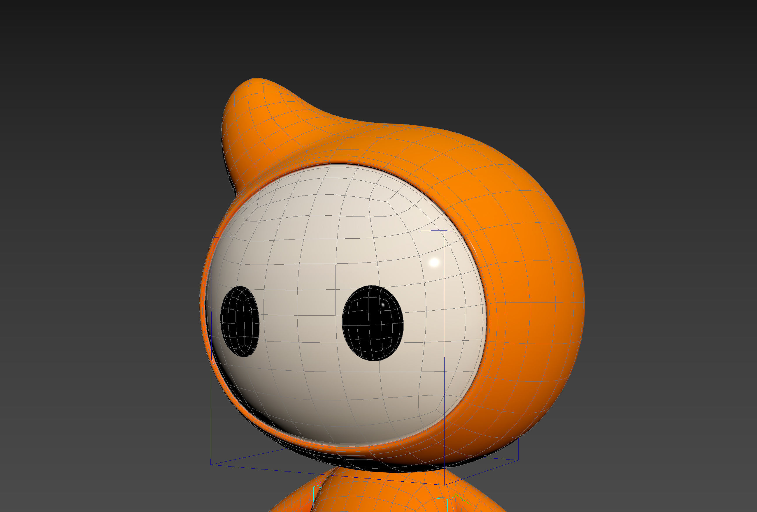 Character177 Rigged Mascot 3D model_30
