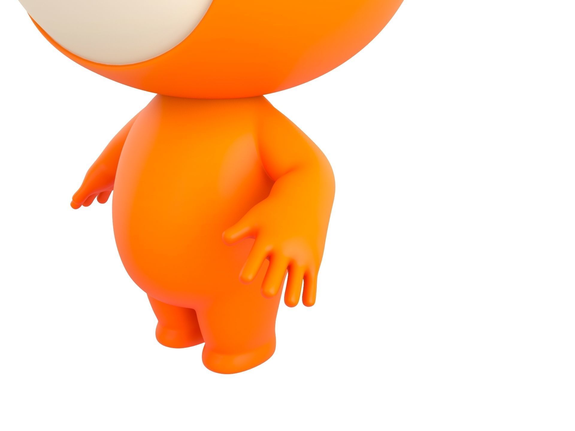 Character177 Rigged Mascot 3D model_3