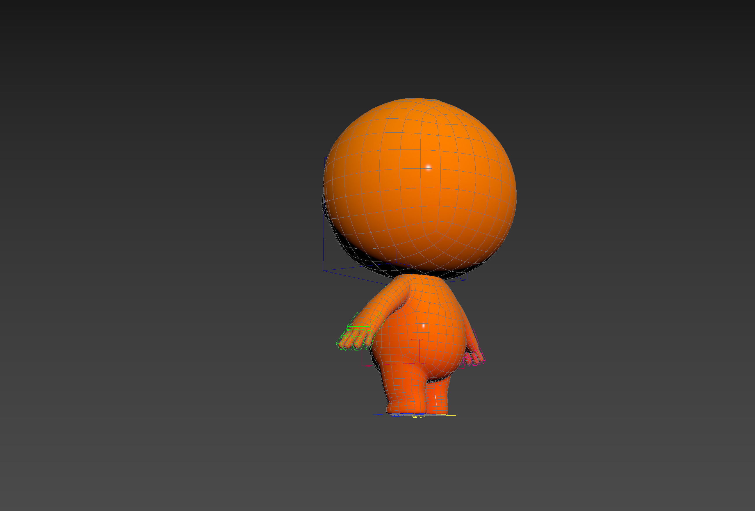 Character177 Rigged Mascot 3D model_28