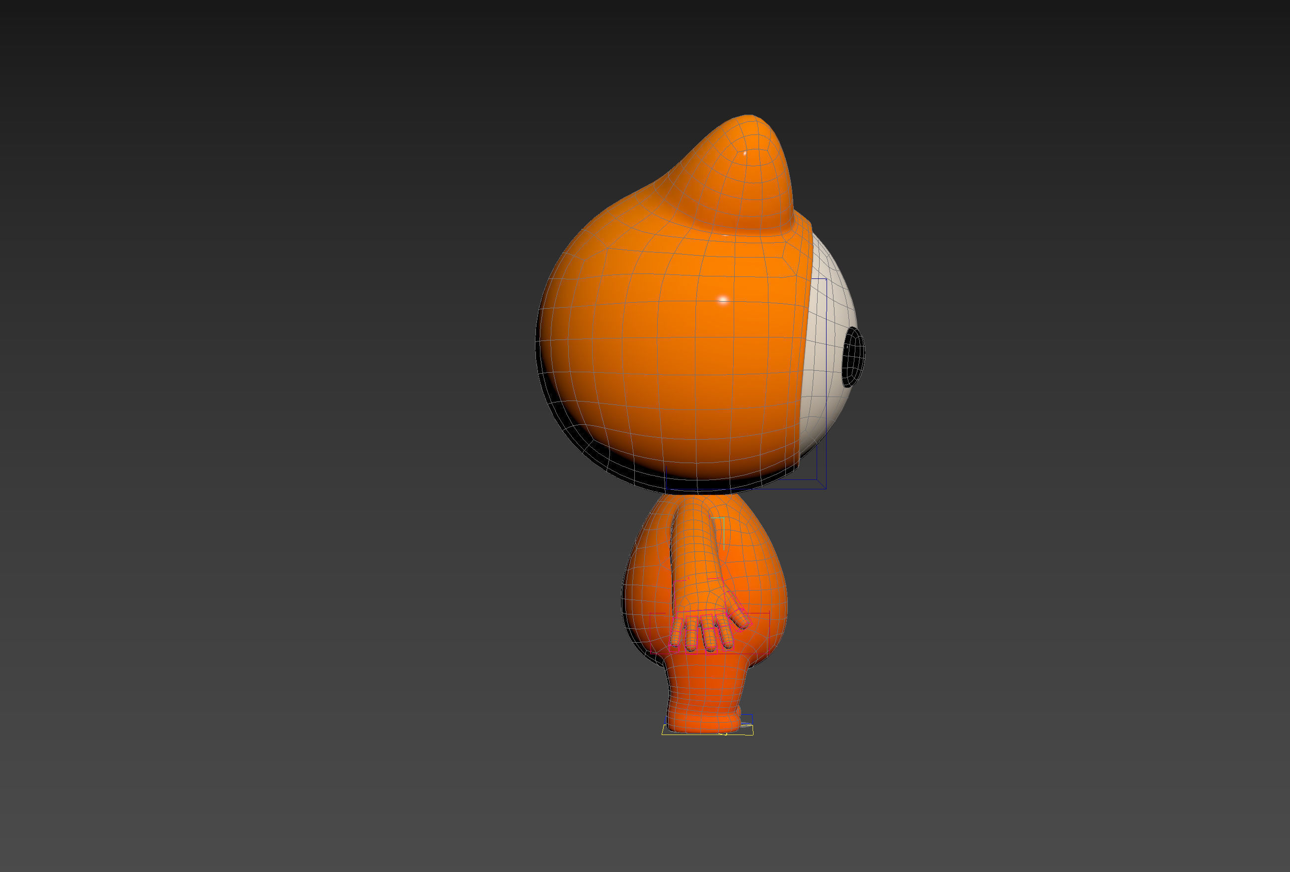 Character177 Rigged Mascot 3D model_25
