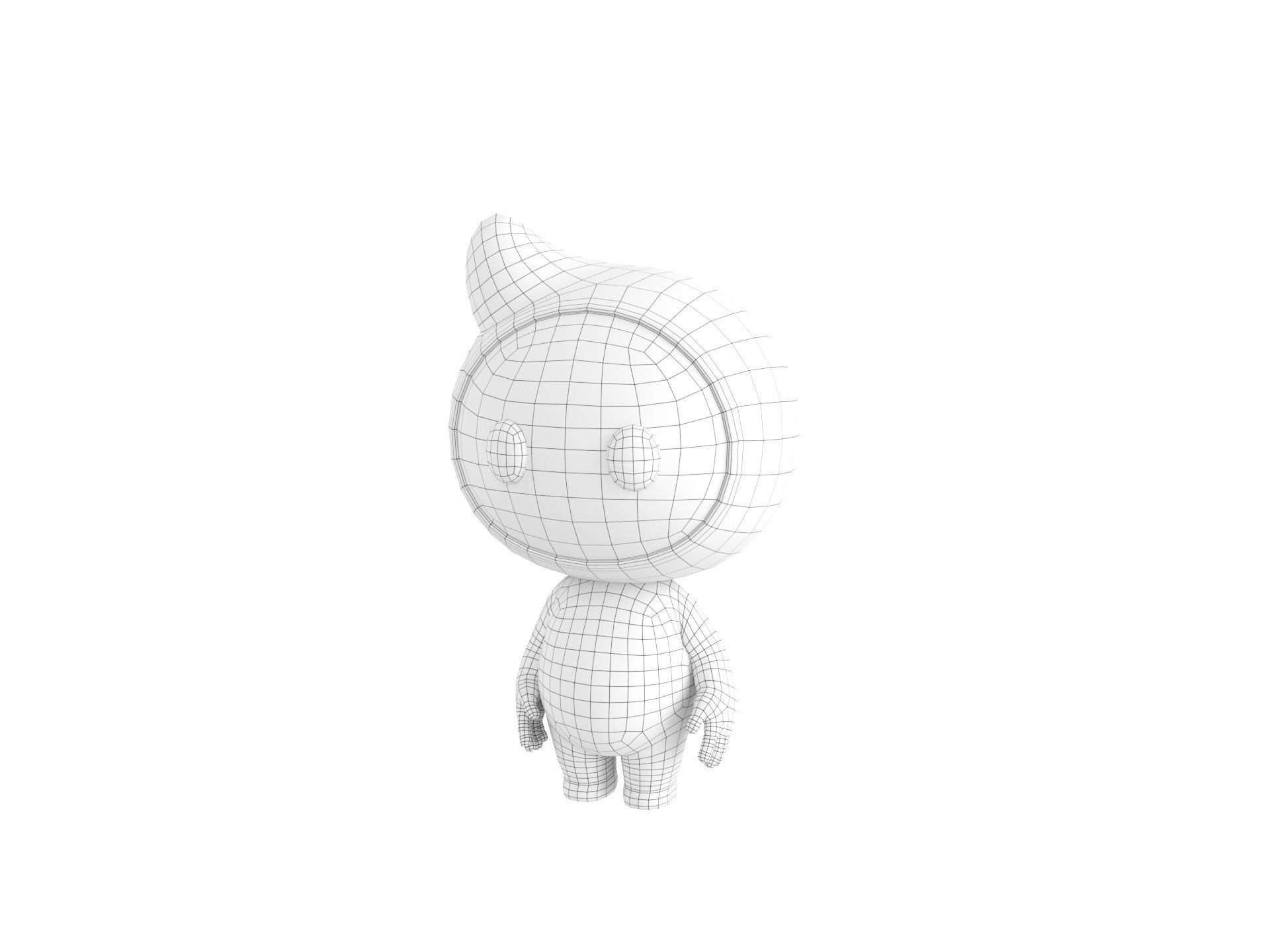 Character177 Rigged Mascot 3D model_32