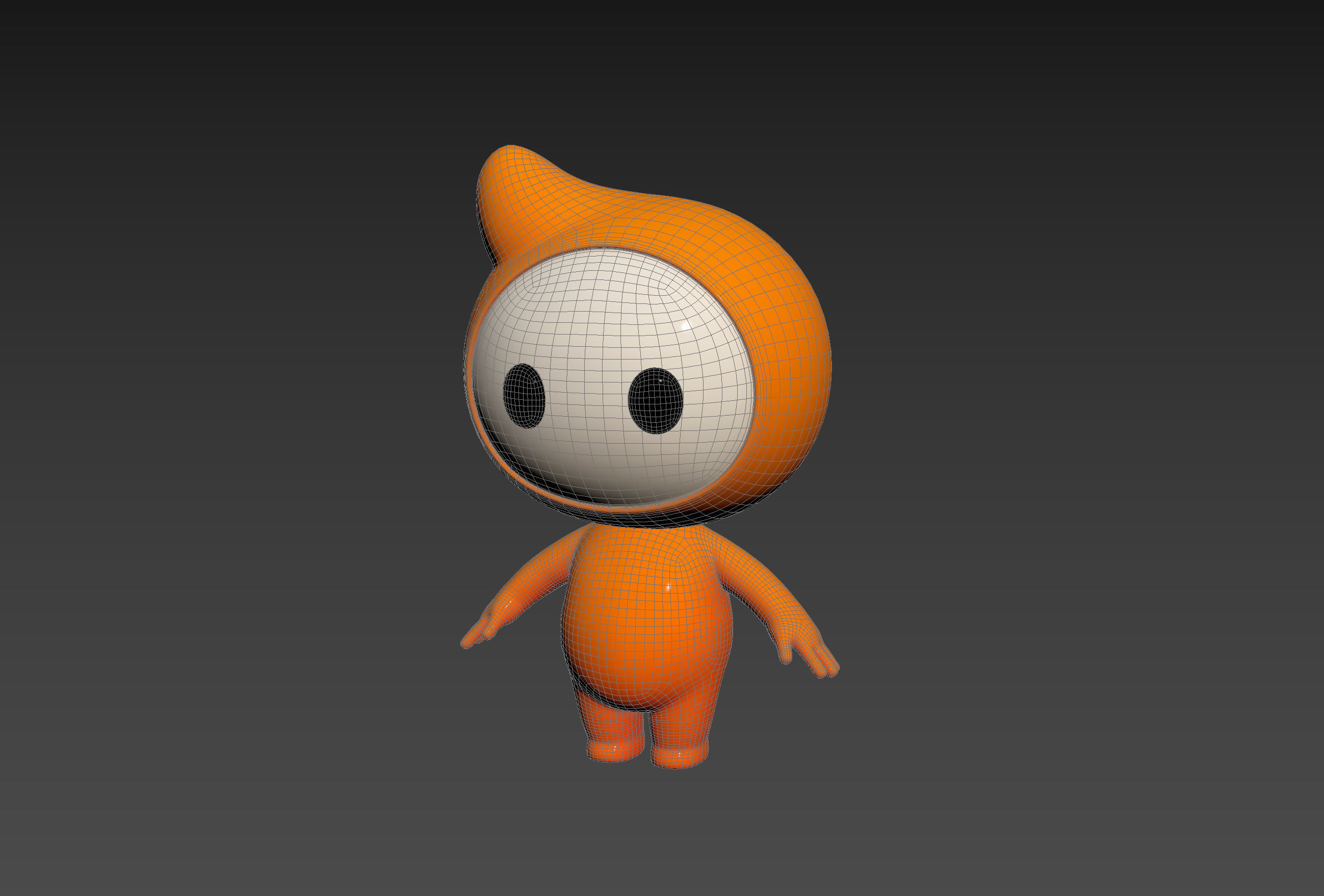 Character177 Rigged Mascot 3D model_13