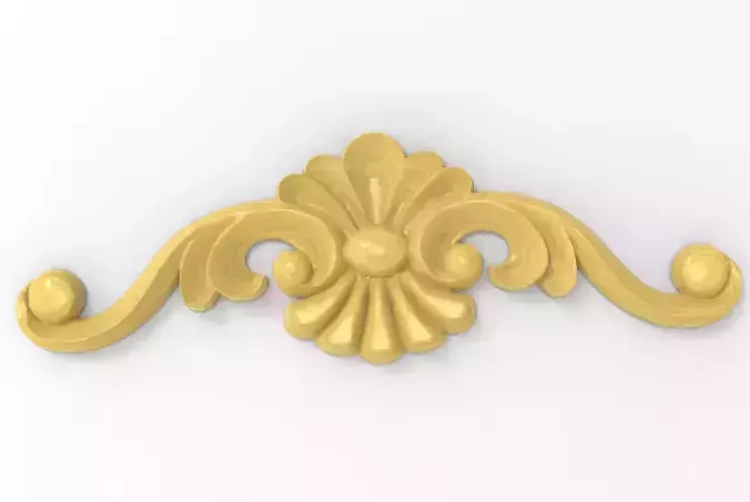 Floral Wood Carving for Furniture - 70