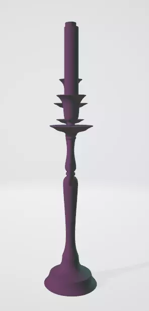 candlestick candle holder Free 3D model