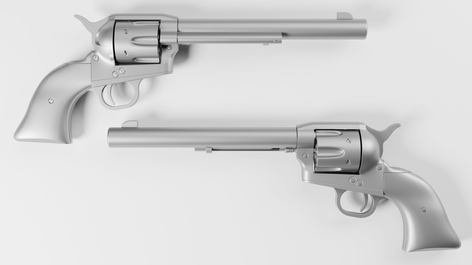 Colt Single Action Army 45 Revolver Free 3D model_12