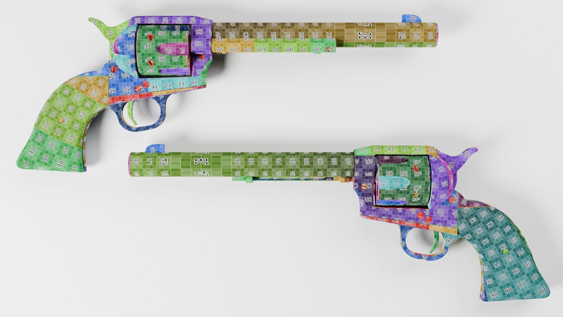 Colt Single Action Army 45 Revolver Free 3D model_22