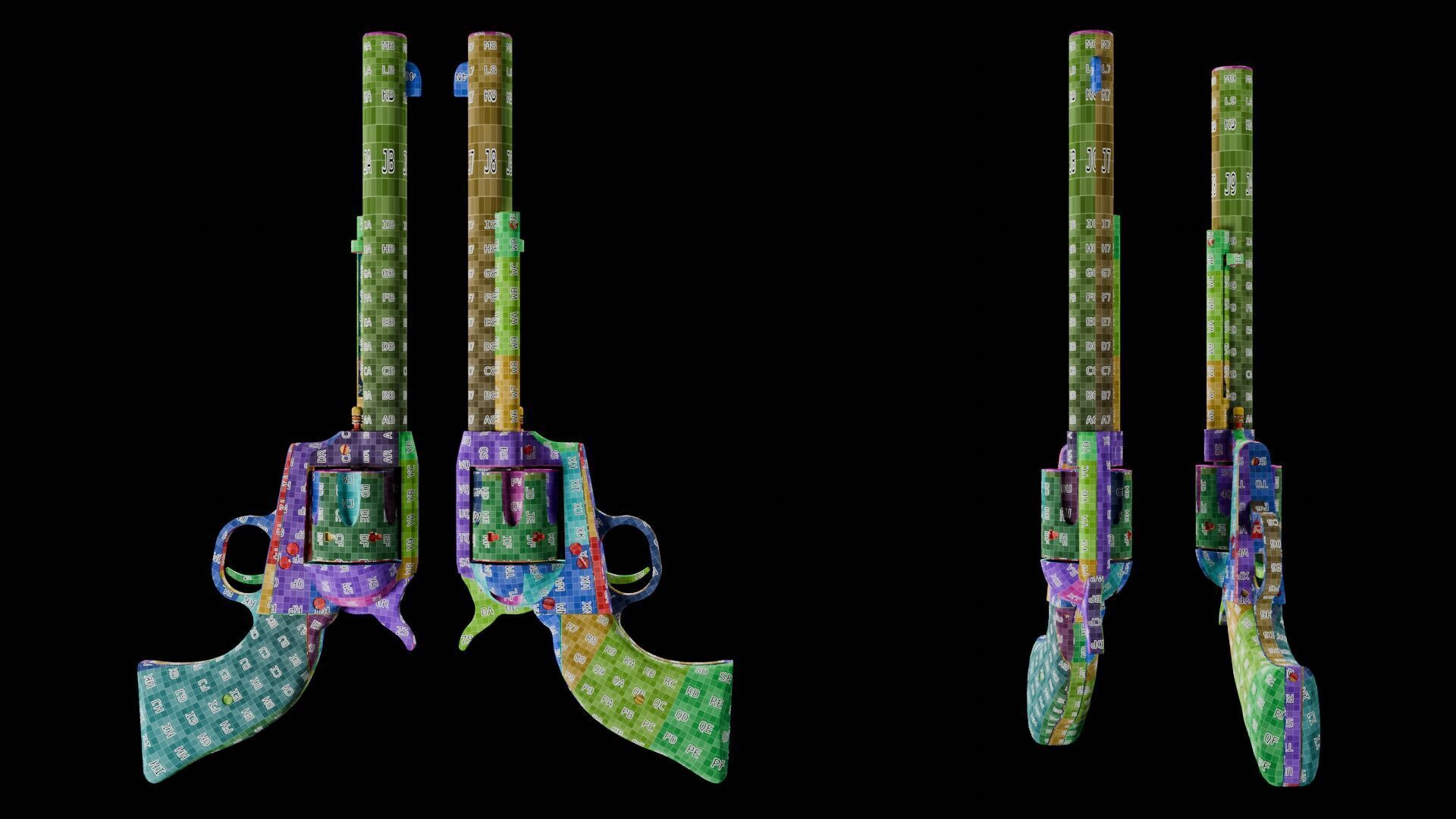 Colt Single Action Army 45 Revolver Free 3D model_23