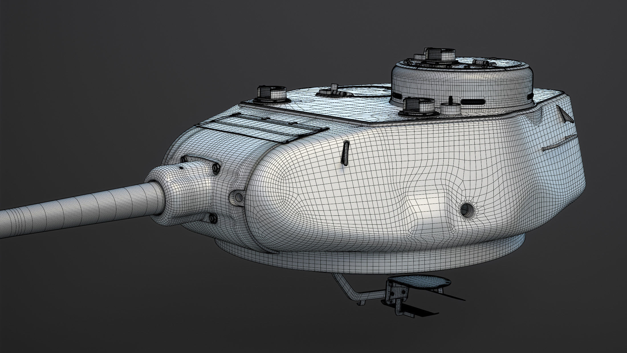 T-34-85 High-Poly tank 3D model_31