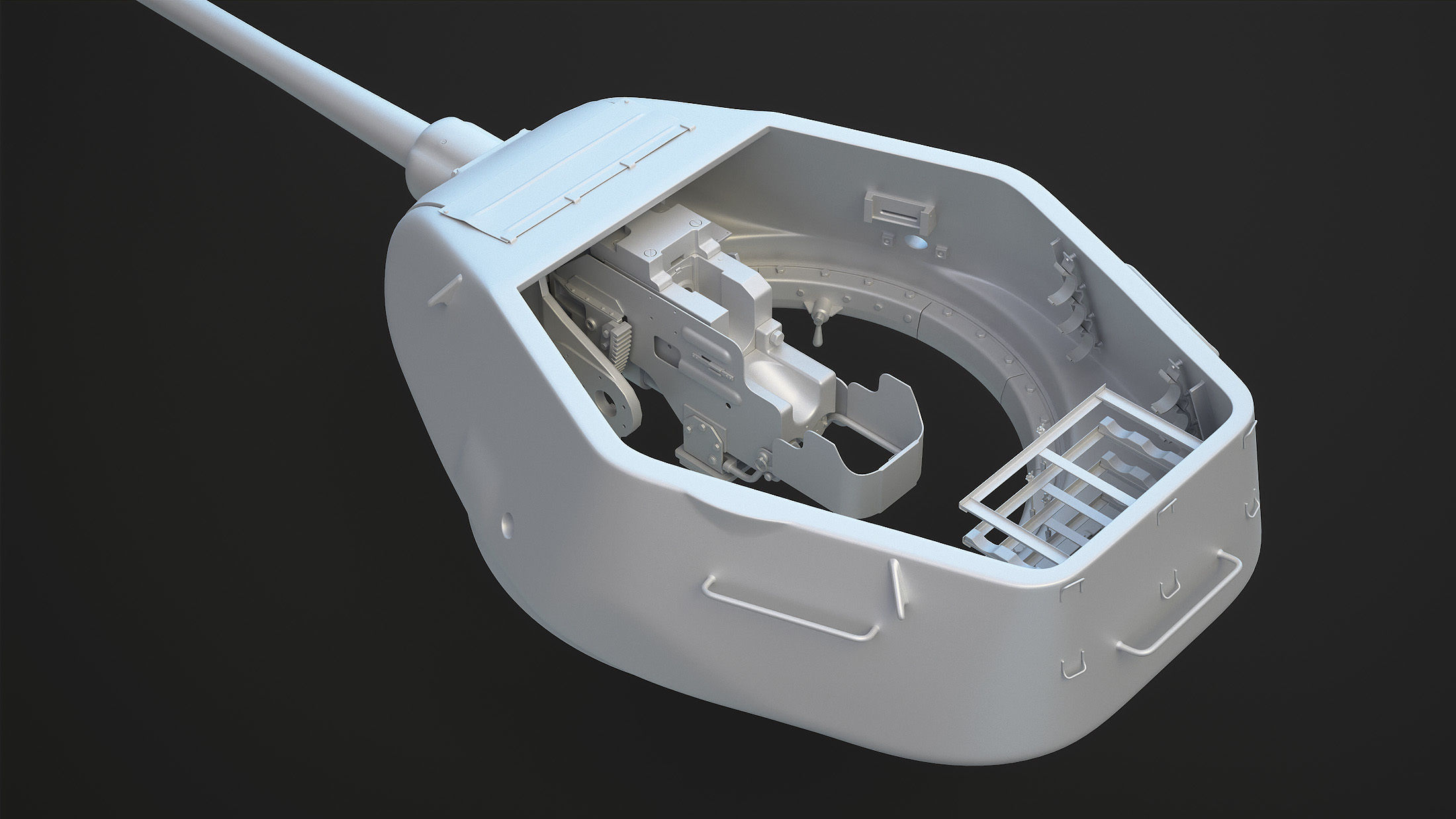 T-34-85 High-Poly tank 3D model_27