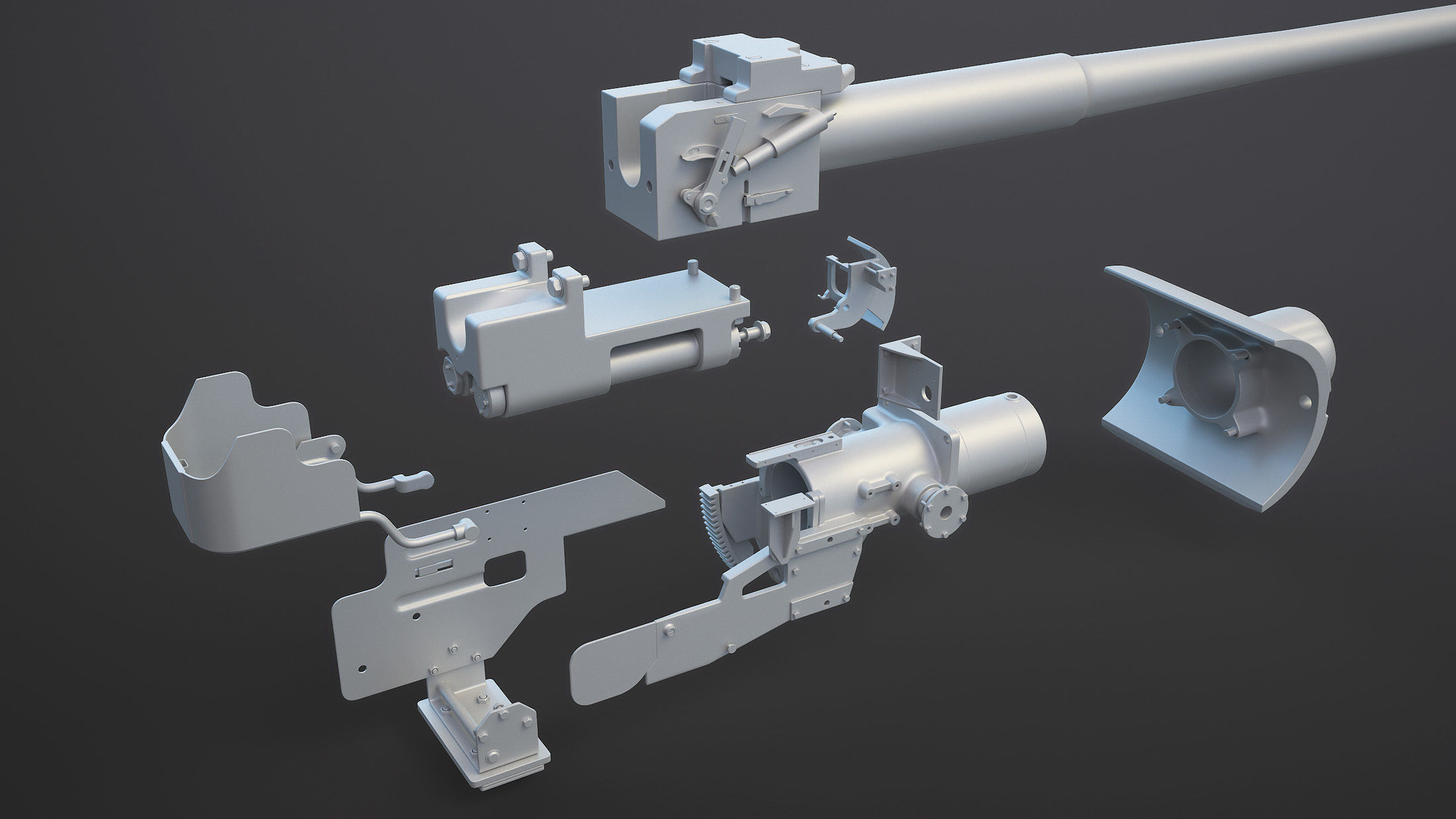 T-34-85 High-Poly tank 3D model_36