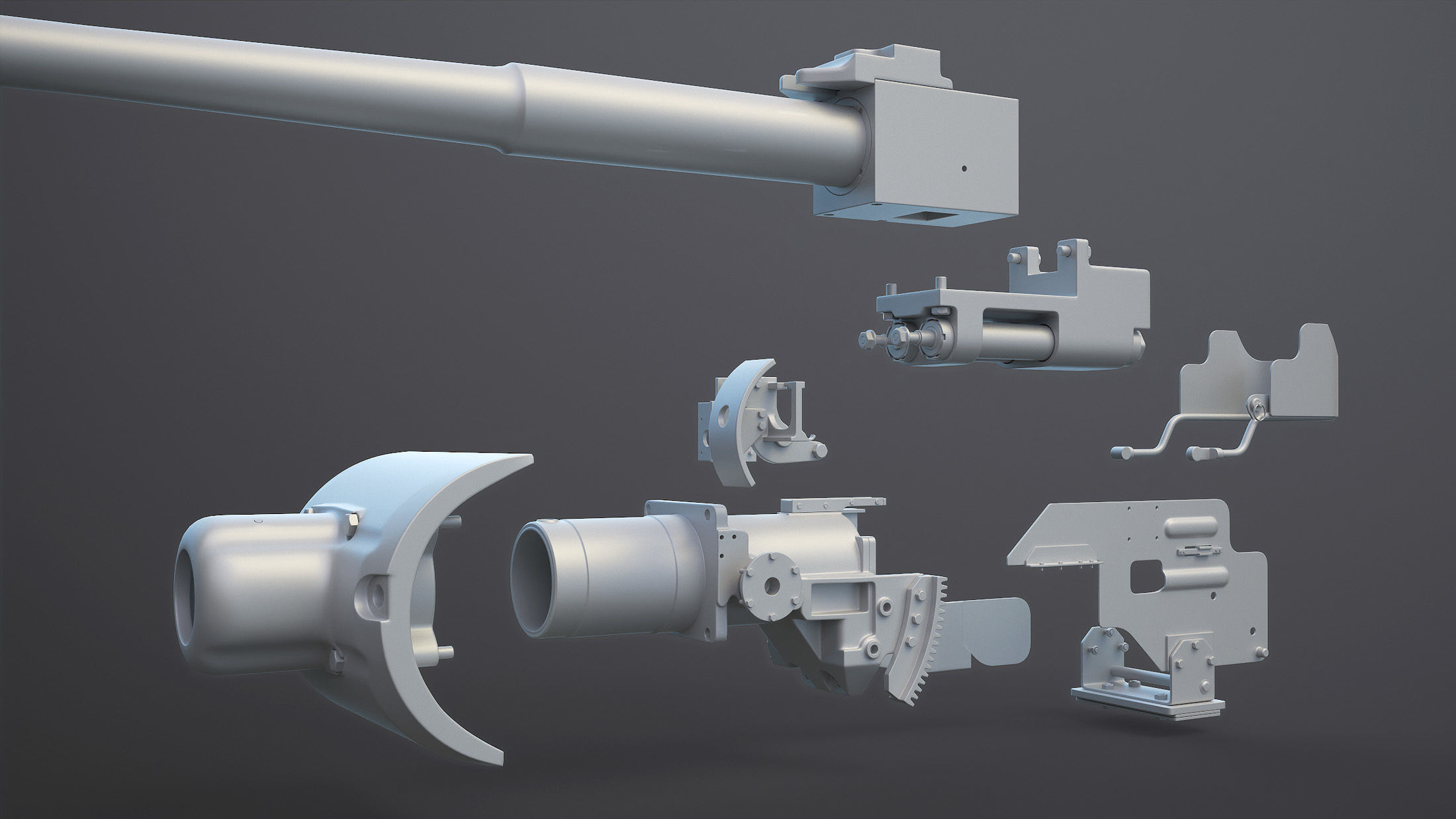 T-34-85 High-Poly tank 3D model_35