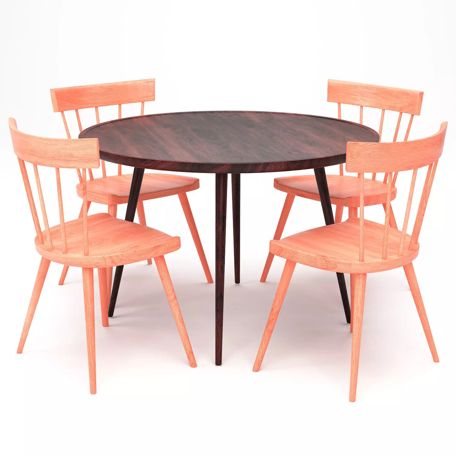 Dining set 04 Free 3D model