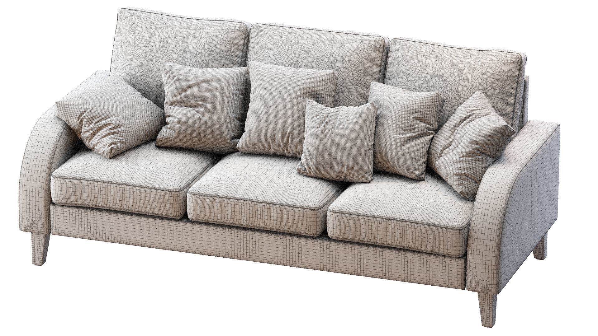 Sofa ORMARYD IKEA 3D model_13