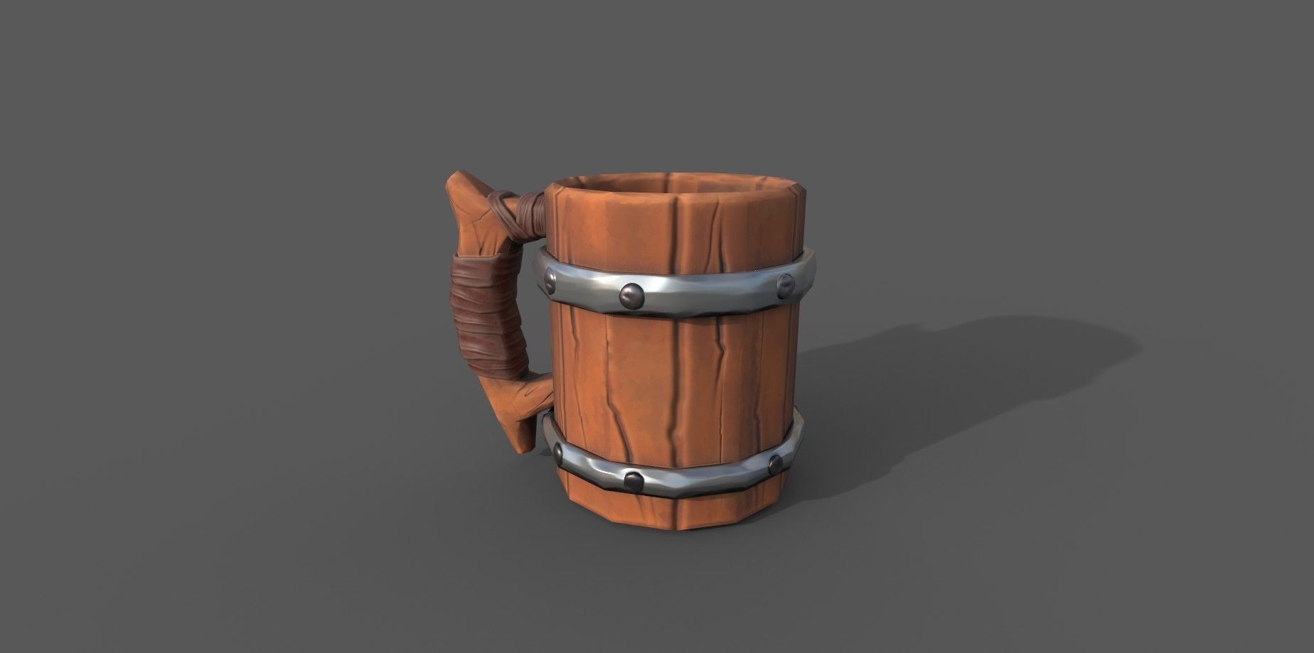 Medieval Bar Interior Kit Low-poly 3D model_18