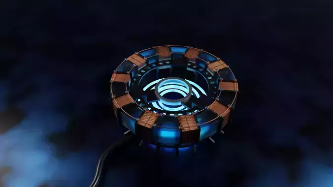 arc reactor 3D model