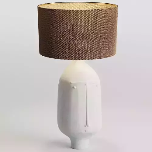 DaLo Important ceramic idol lamp base by GALERIE RIVIERA