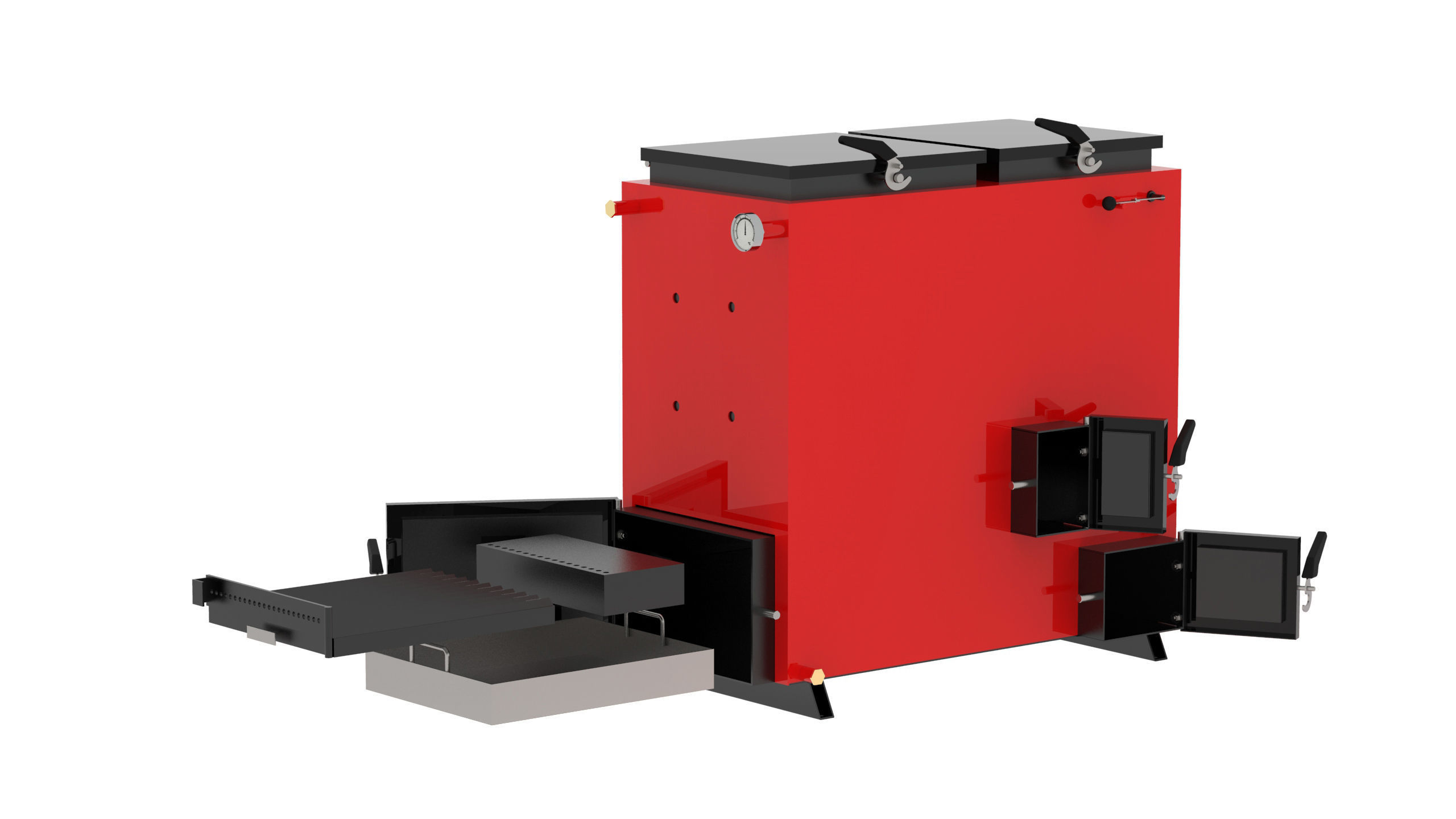 solid fuel boiler 3D model 3D model_2