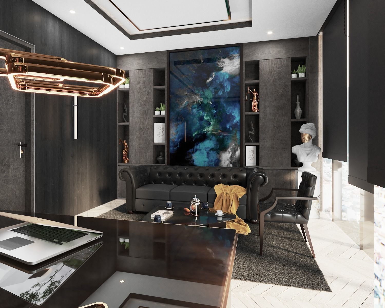 Office room 3D model_2