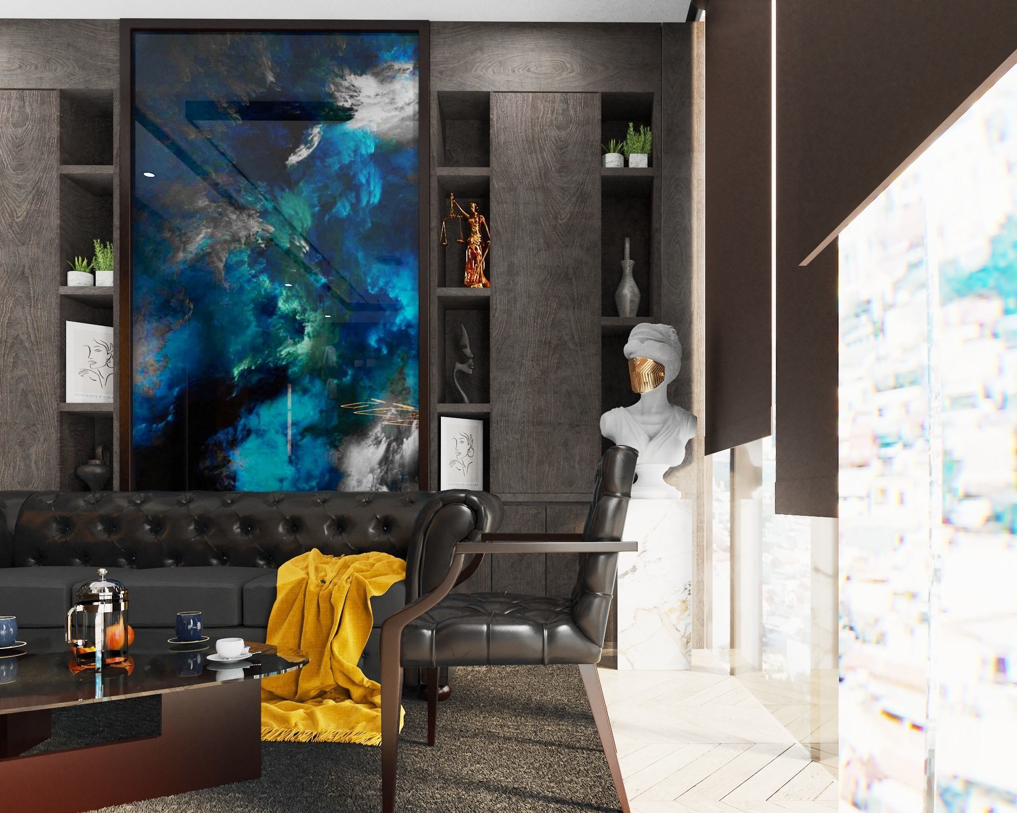 Office room 3D model_1