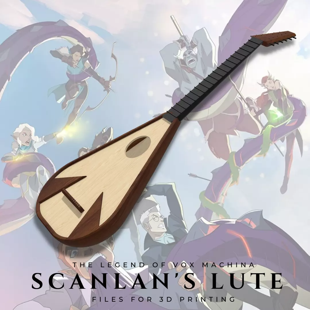 Scanlan Lute from The Legend of Vox Machina 3D print model_0