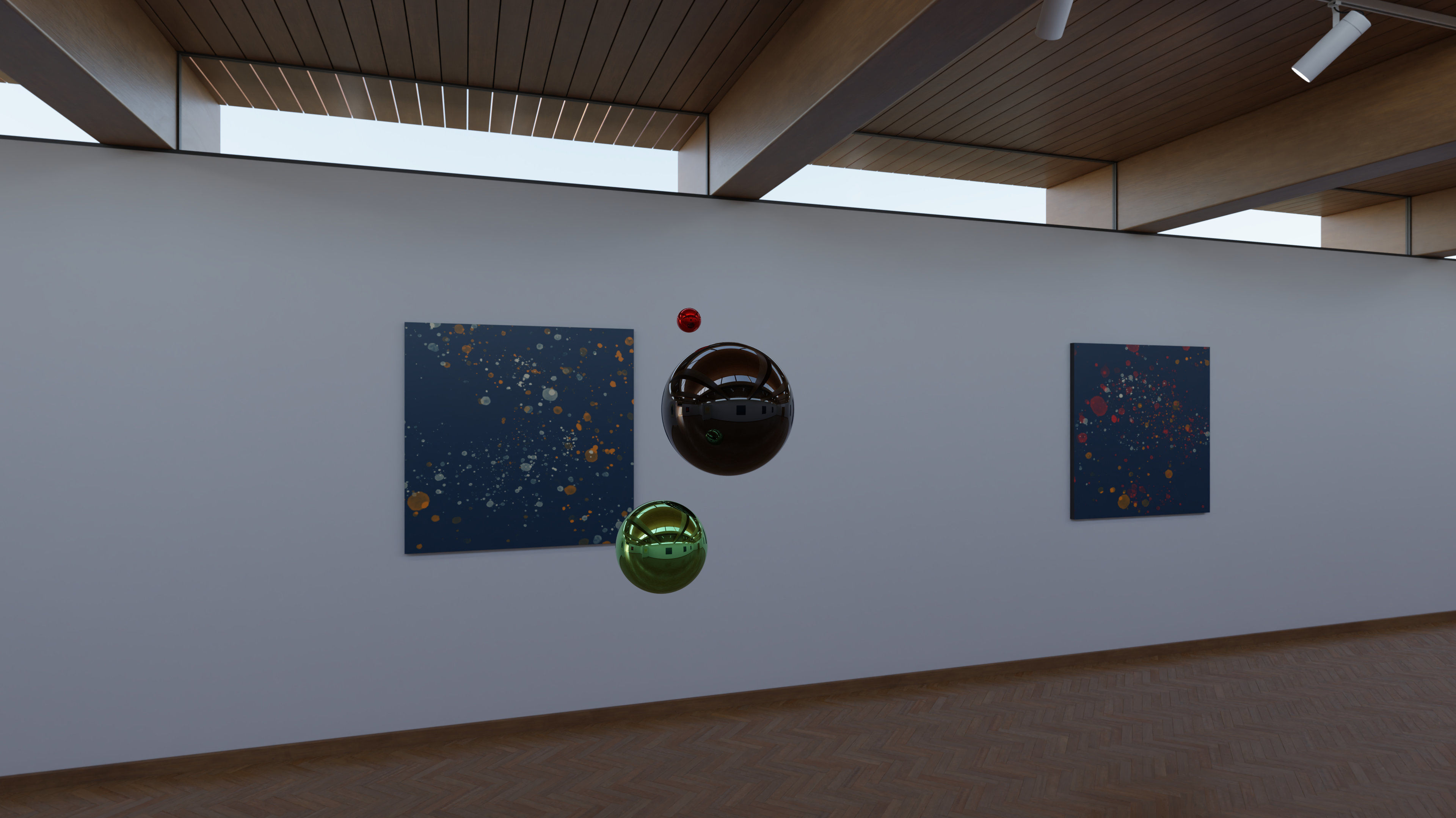 HDRI - Art Museum Gallery Interior 21 - 16384x8192 Texture_15