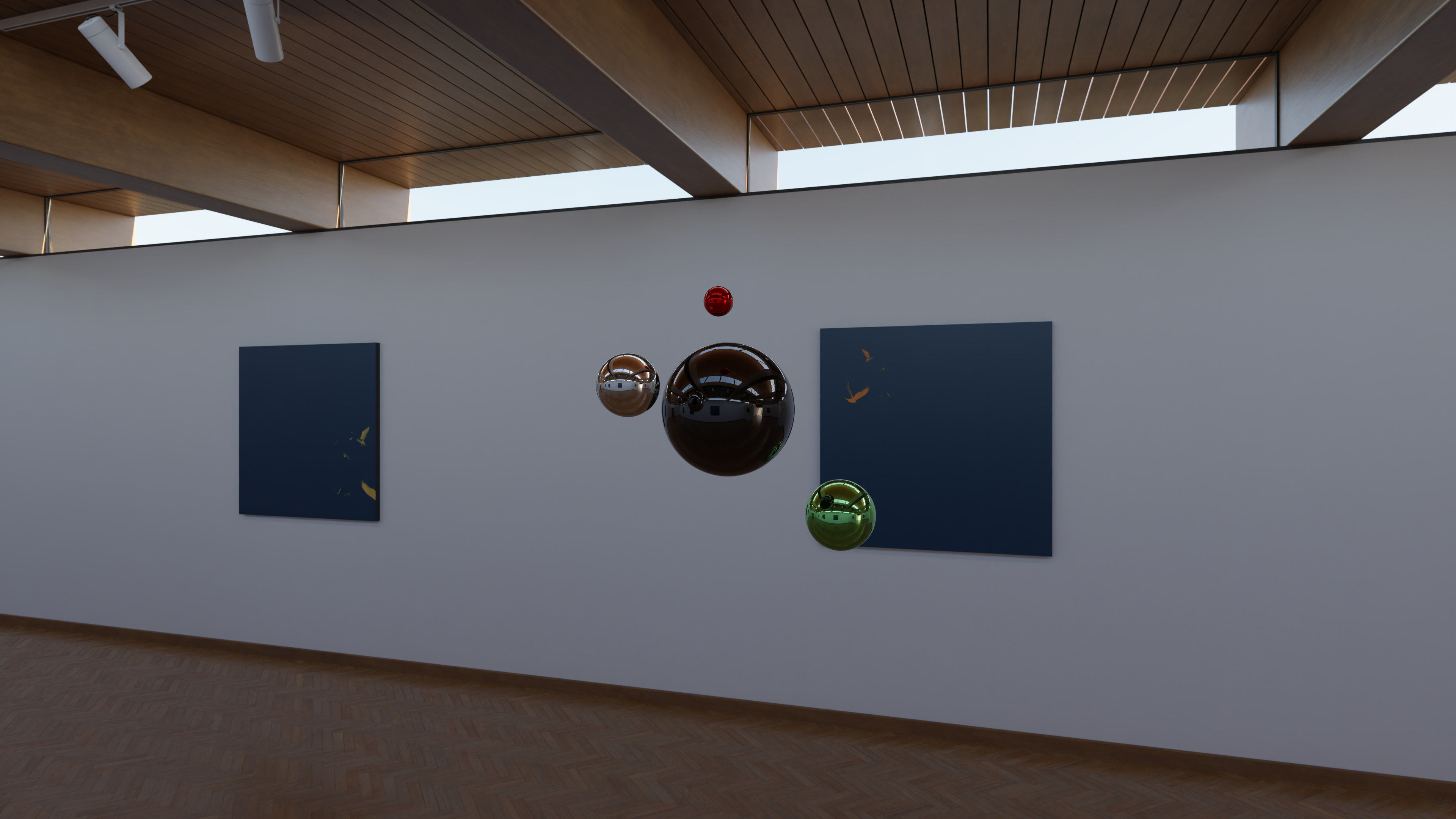 HDRI - Art Museum Gallery Interior 21 - 16384x8192 Texture_7