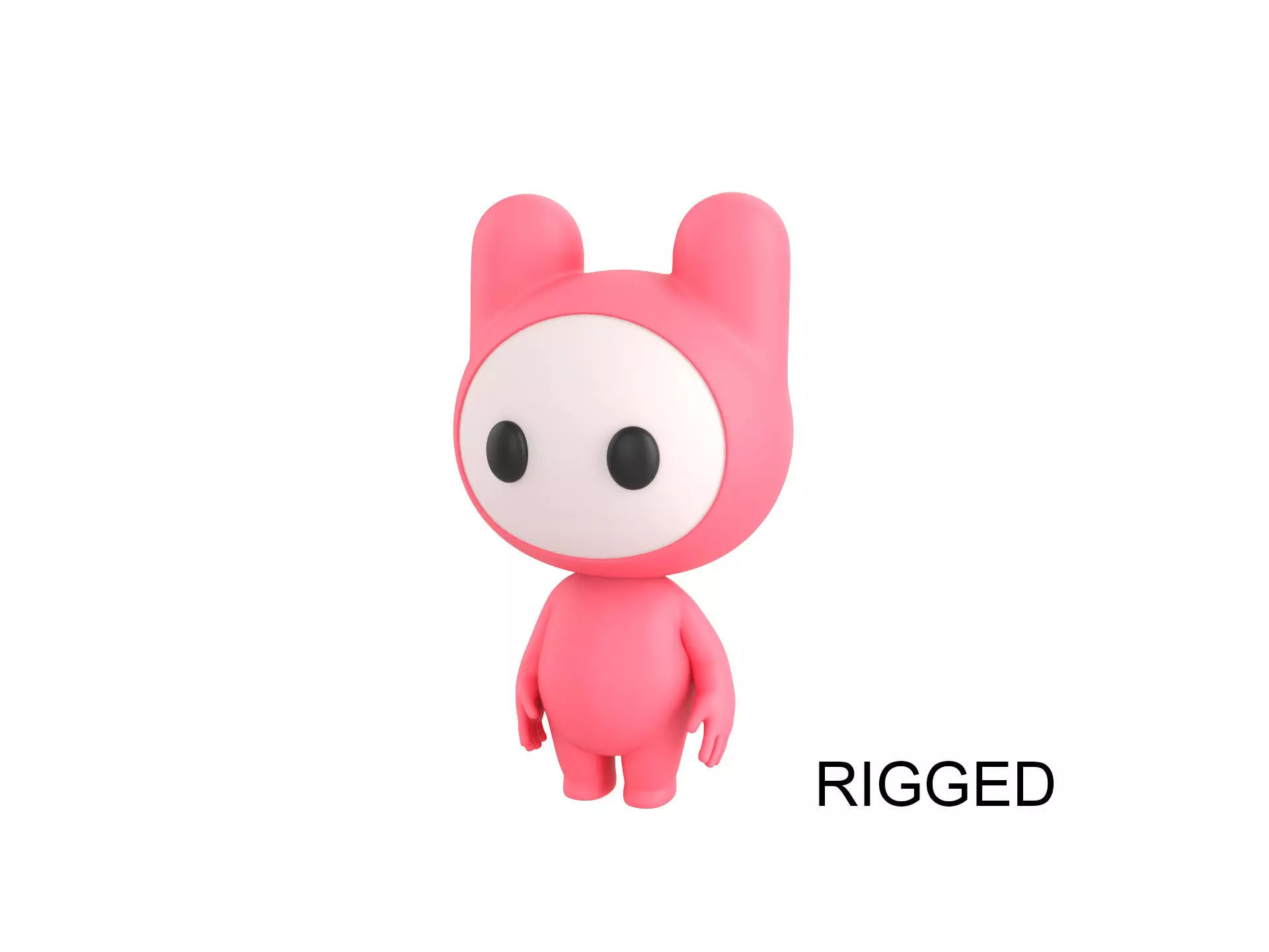 Character178 Rigged Mascot 3D model