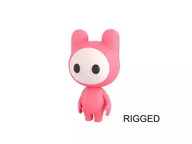 Character178 Rigged Mascot 3D model