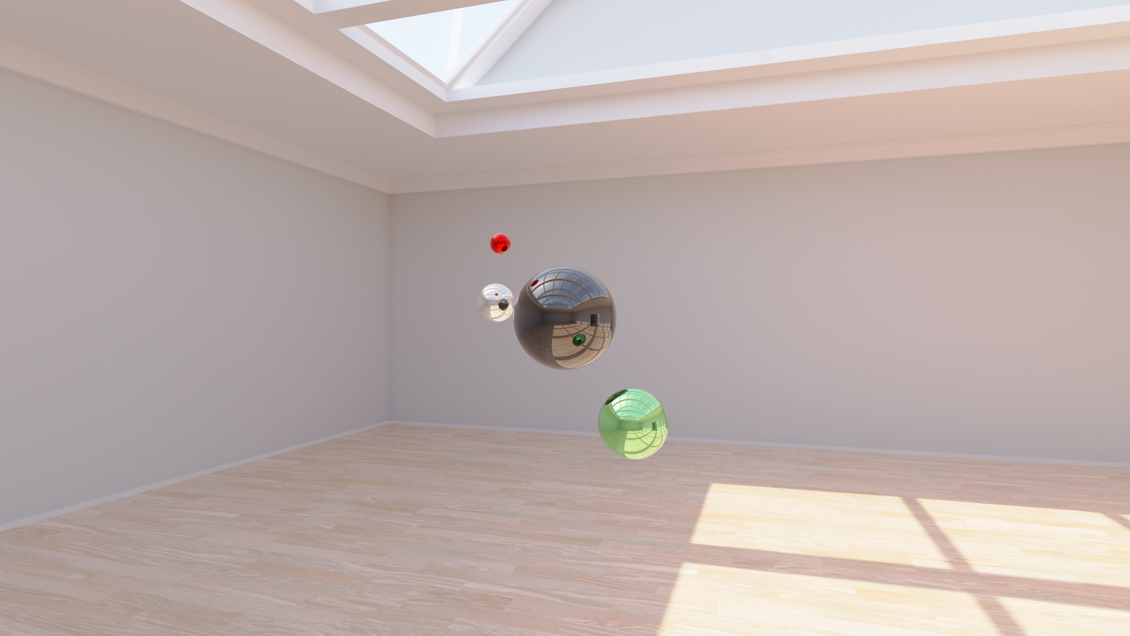 HDRI - Art Museum Gallery Interior 22 - 16384x8192 Texture_12