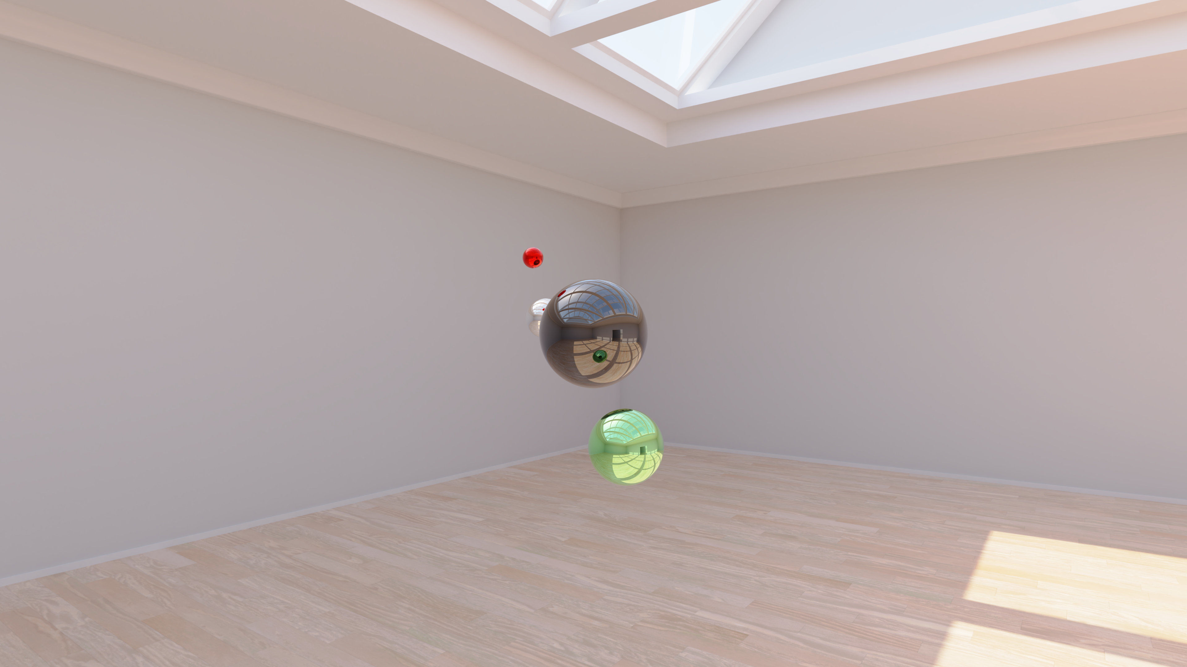 HDRI - Art Museum Gallery Interior 22 - 16384x8192 Texture_13