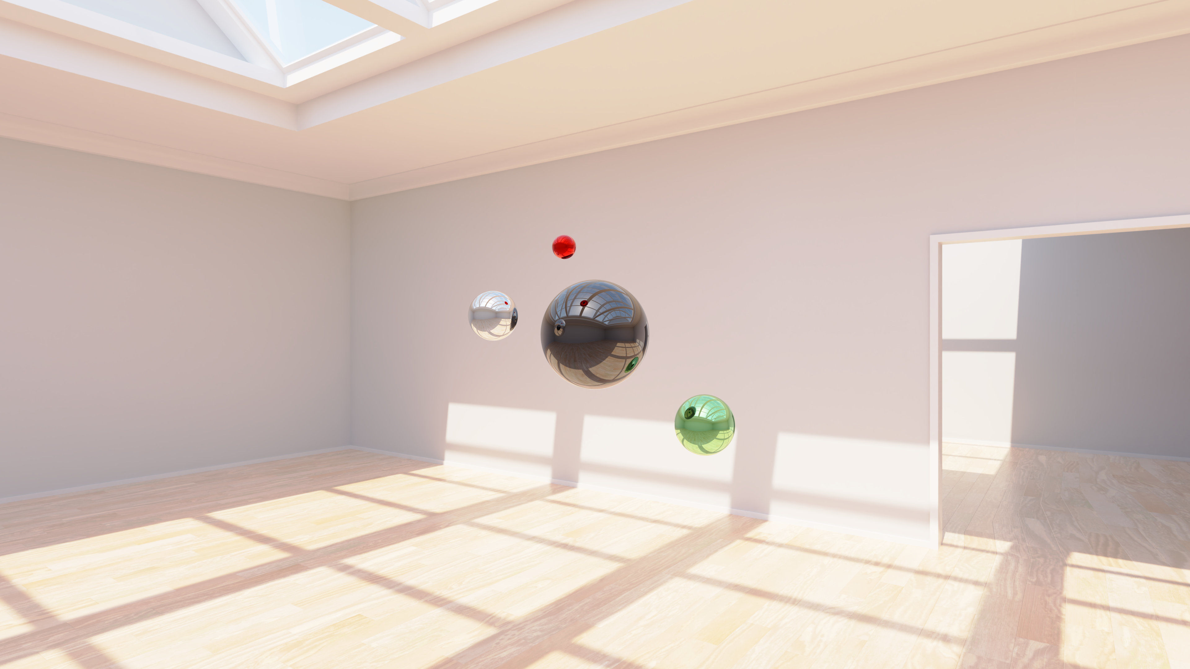 HDRI - Art Museum Gallery Interior 22 - 16384x8192 Texture_8