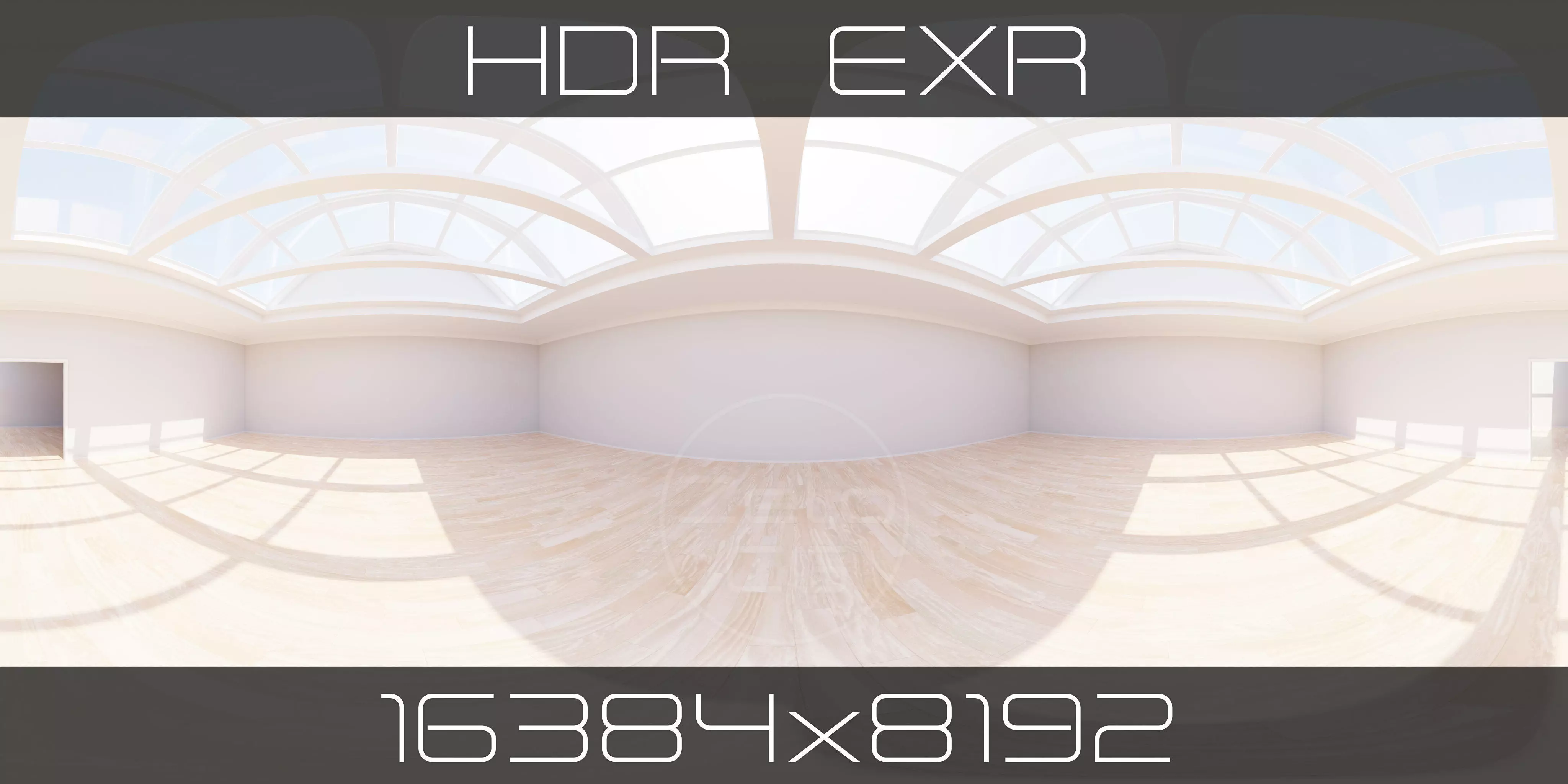 HDRI - Art Museum Gallery Interior 22 - 16384x8192 Texture_0