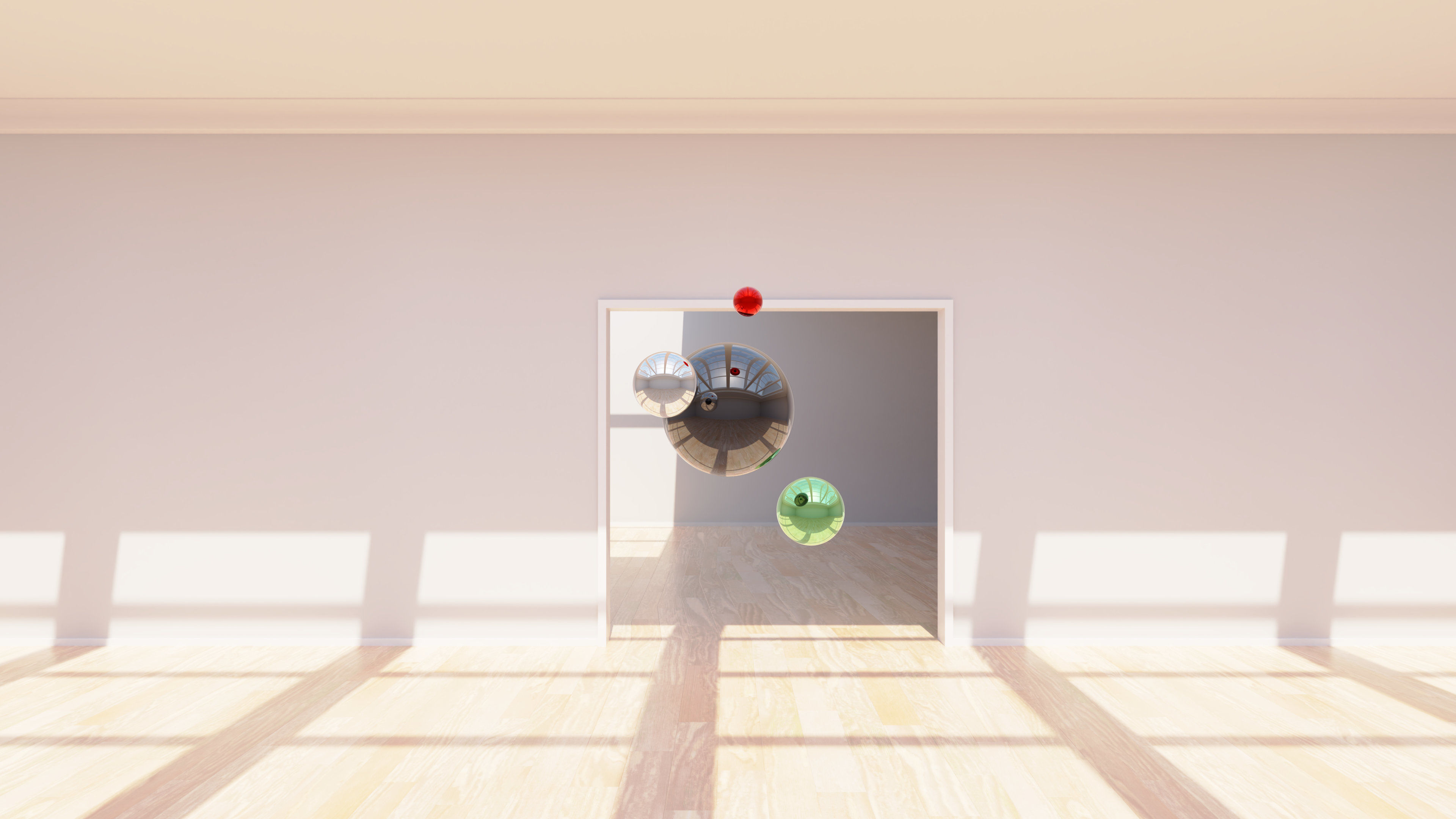 HDRI - Art Museum Gallery Interior 22 - 16384x8192 Texture_6