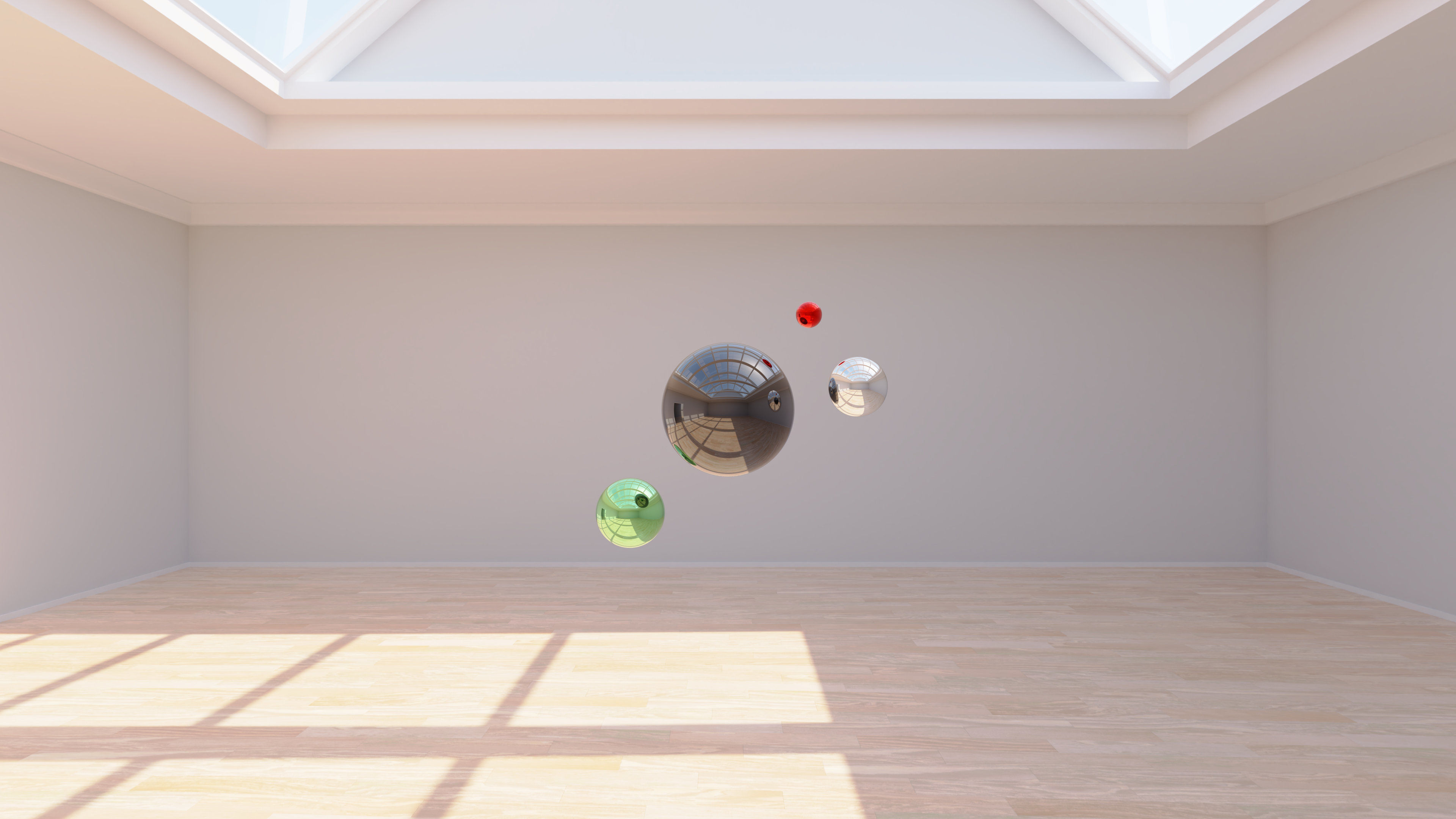 HDRI - Art Museum Gallery Interior 22 - 16384x8192 Texture_1