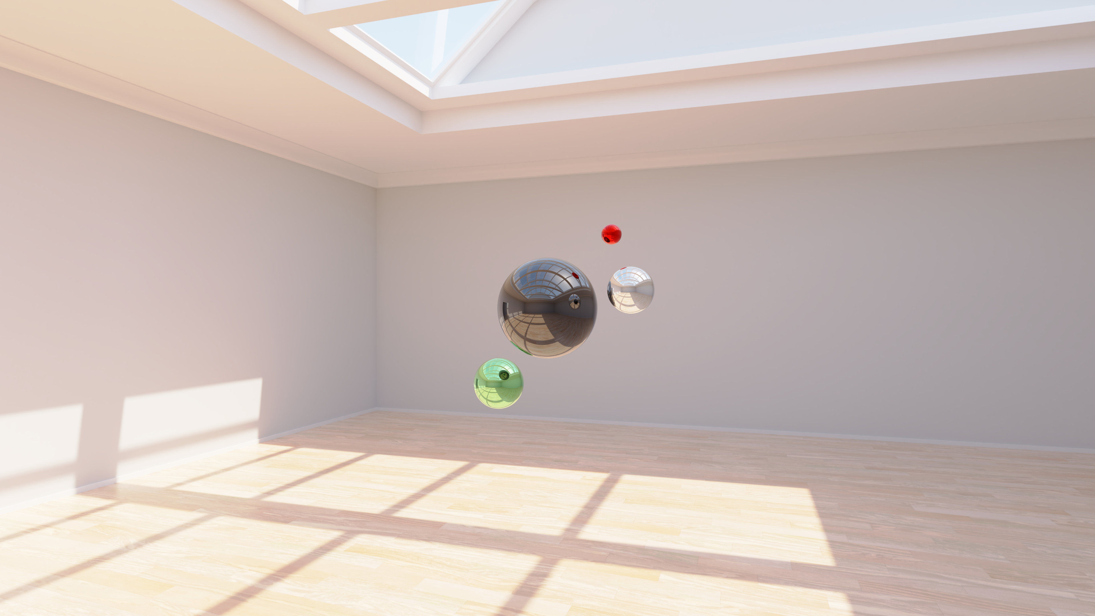 HDRI - Art Museum Gallery Interior 22 - 16384x8192 Texture_2