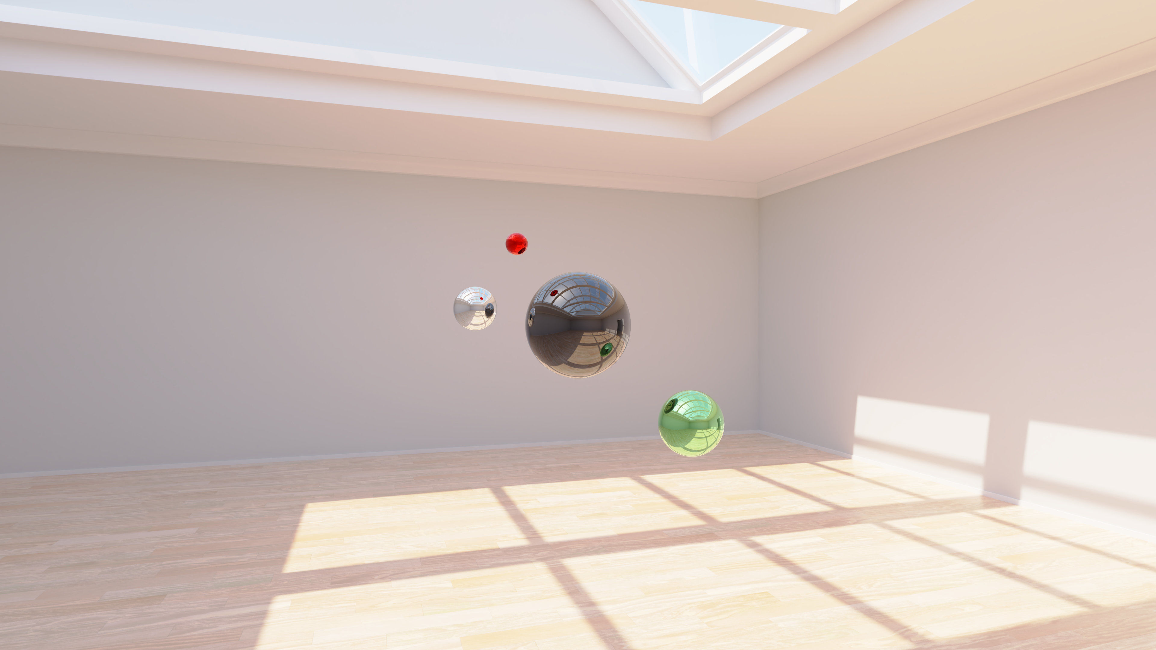 HDRI - Art Museum Gallery Interior 22 - 16384x8192 Texture_10