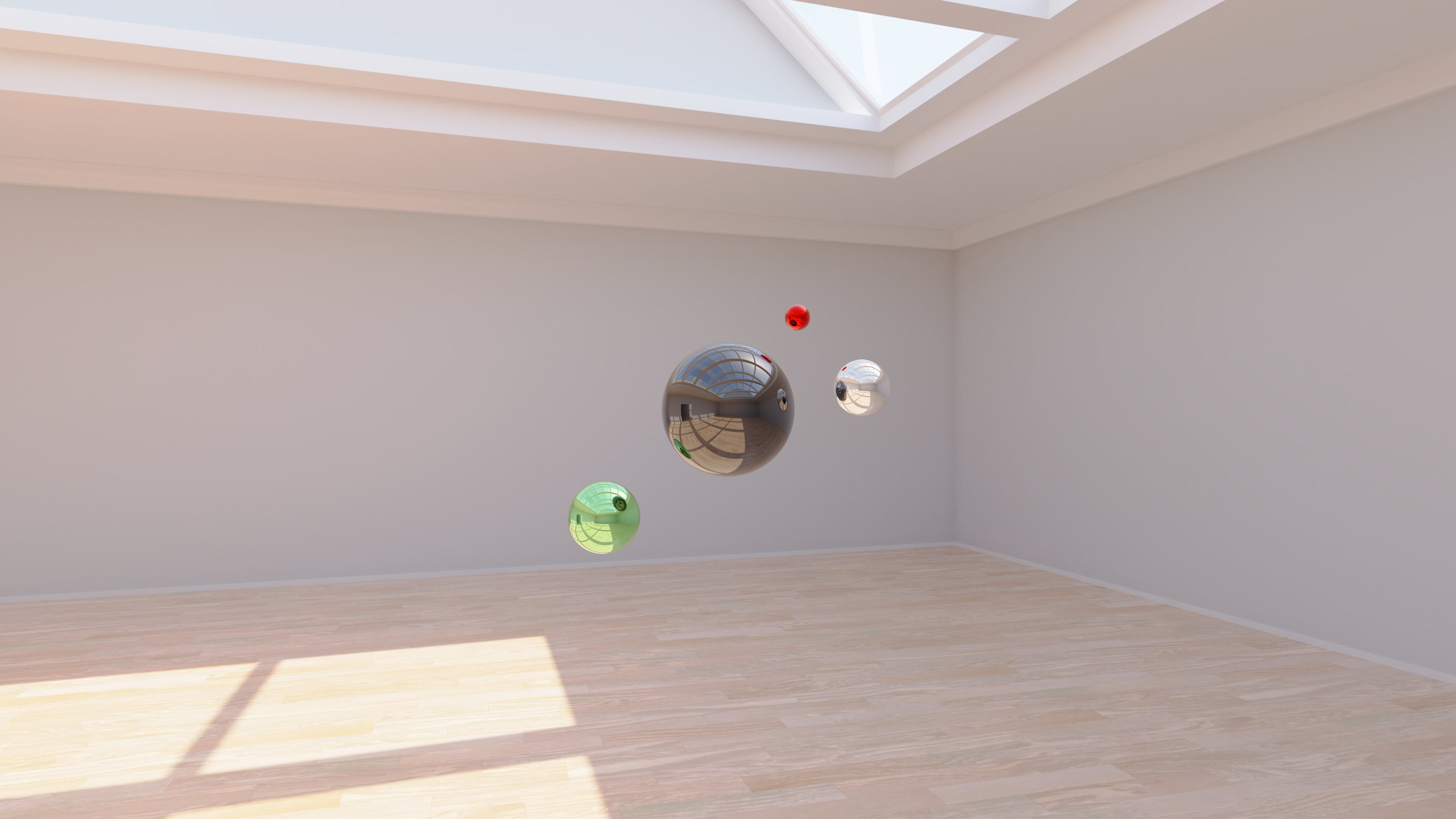 HDRI - Art Museum Gallery Interior 22 - 16384x8192 Texture_20