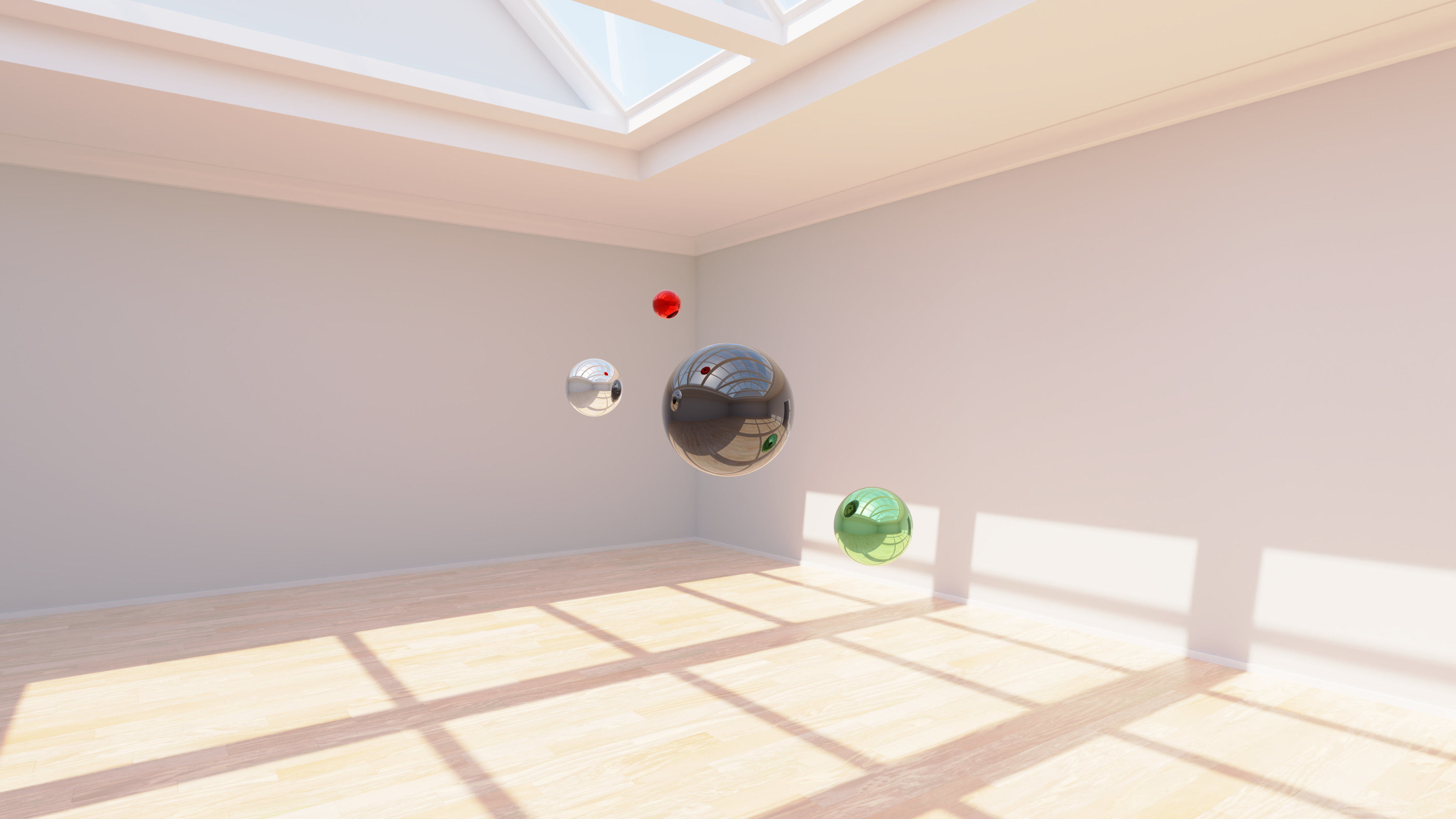 HDRI - Art Museum Gallery Interior 22 - 16384x8192 Texture_9