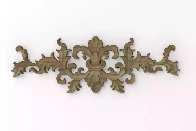 Floral Wood Carving for Furniture - 71