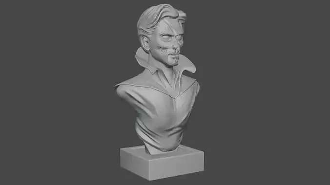Zombie Doctor Strange Free 3D print model