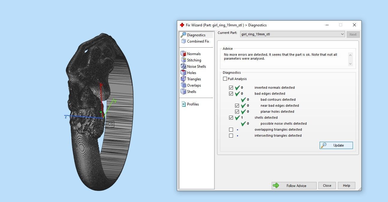 Ma cherie ring 3D print model_4