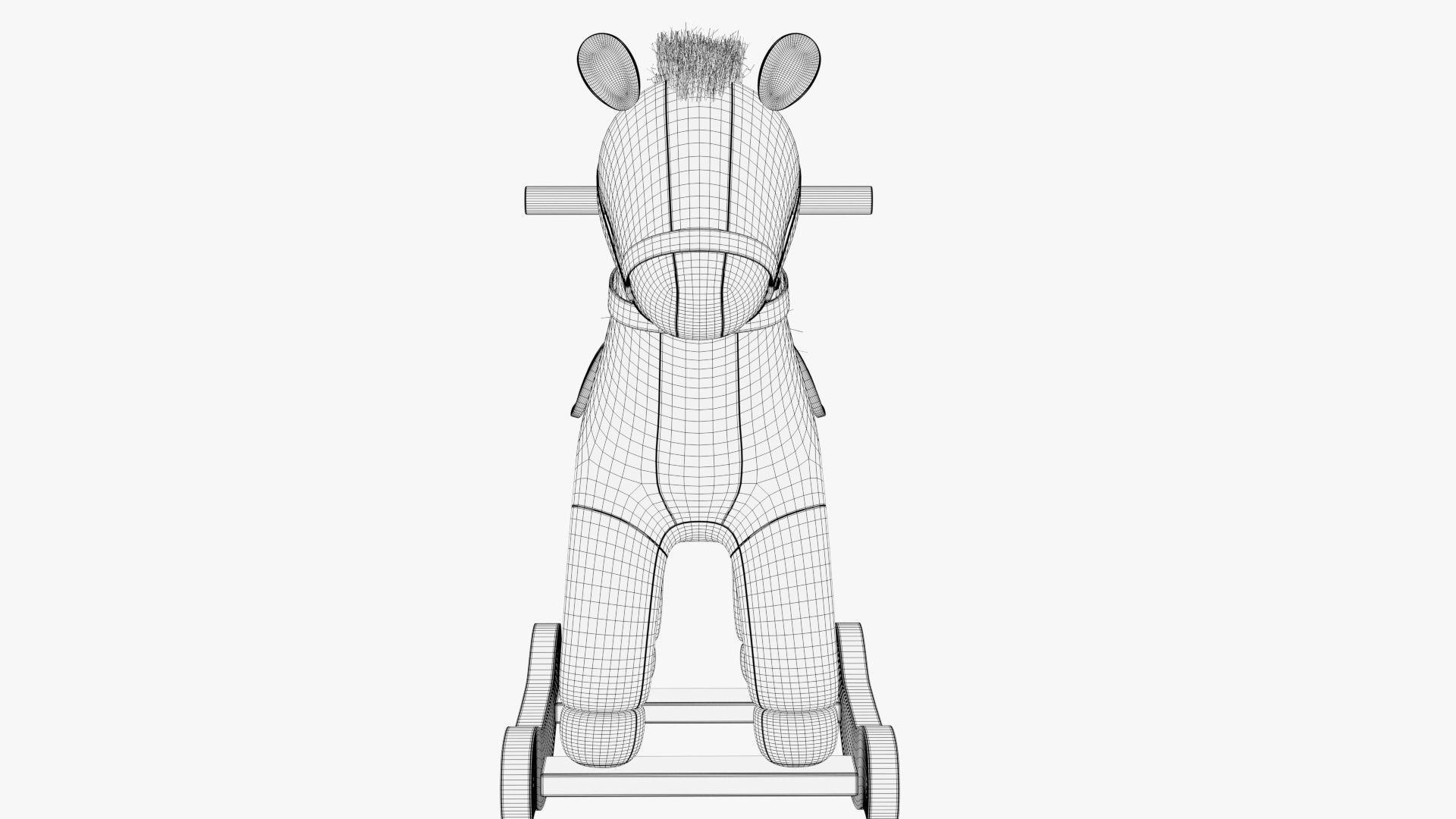 Baby Rocking Horse 3D model_17